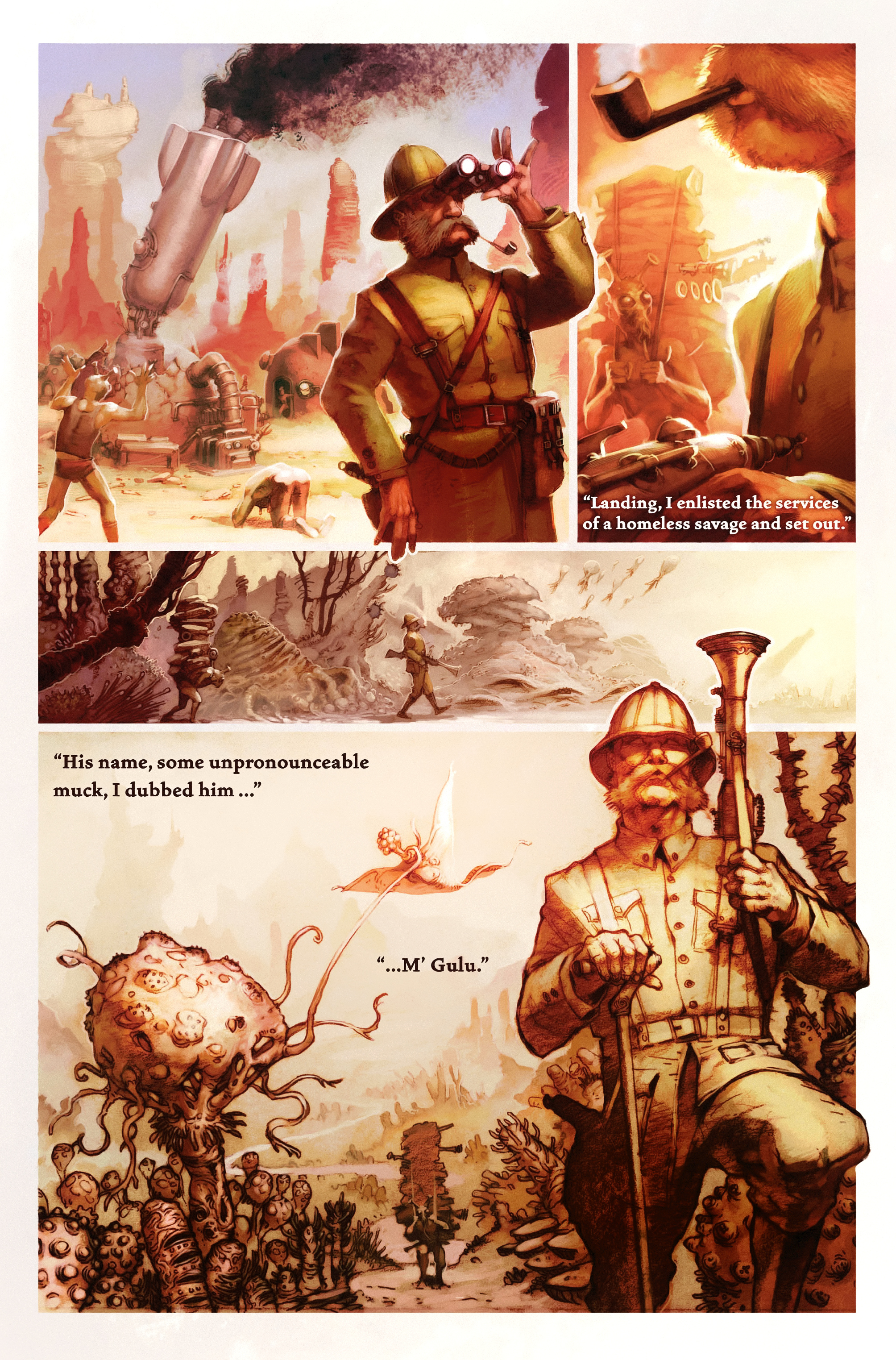 Read online Dr. Grordbort Onslaught comic -  Issue # TPB - 49