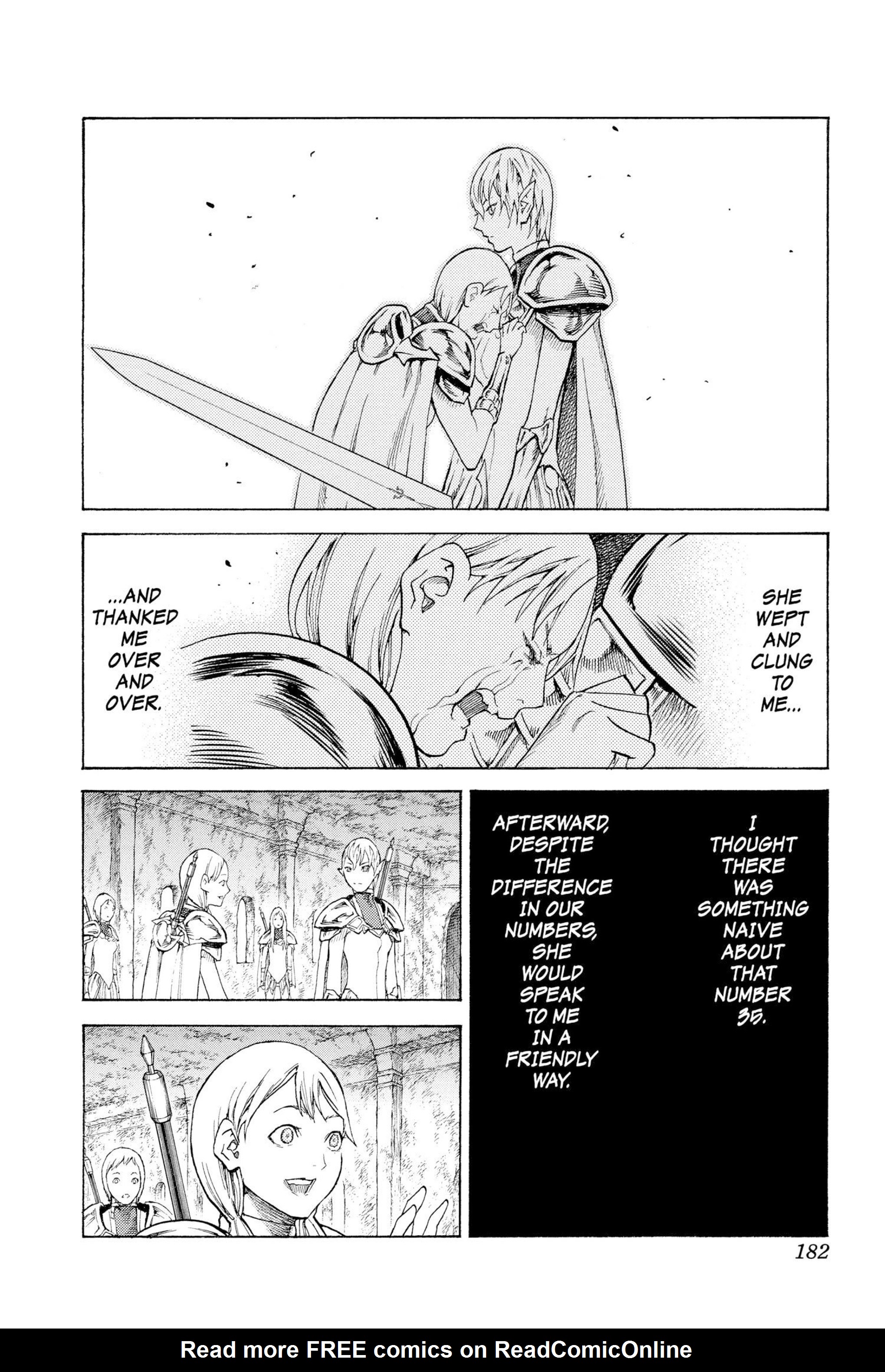 Read online Claymore comic -  Issue #21 - 167