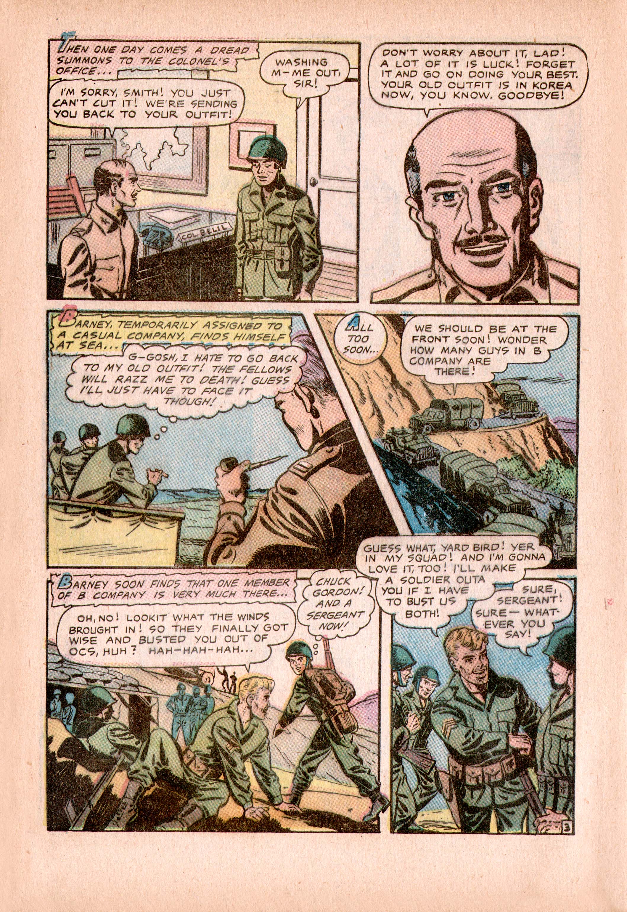Read online Men in Action (1957) comic -  Issue #5 - 6