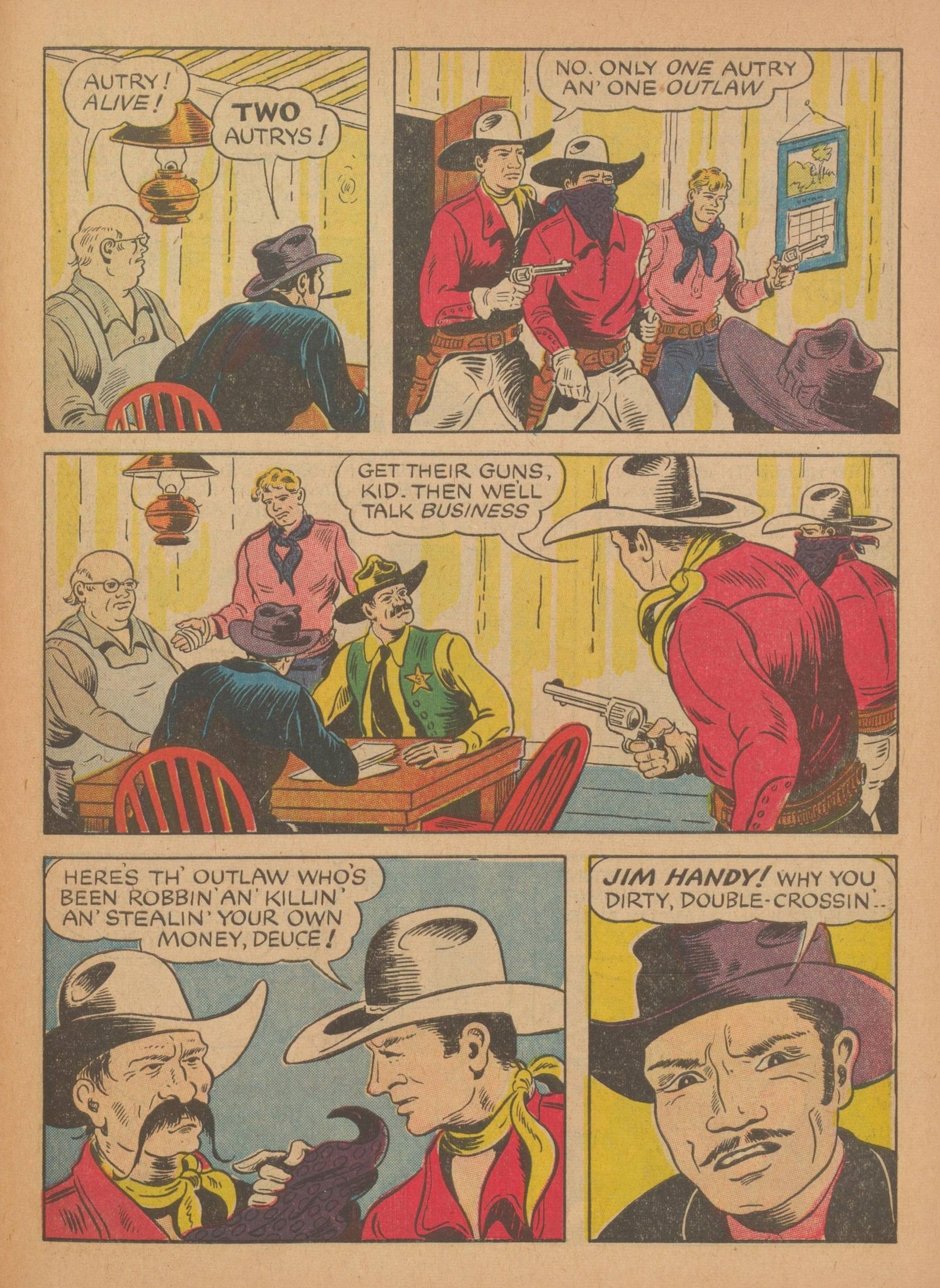 Read online Gene Autry Comics comic -  Issue #4 - 51