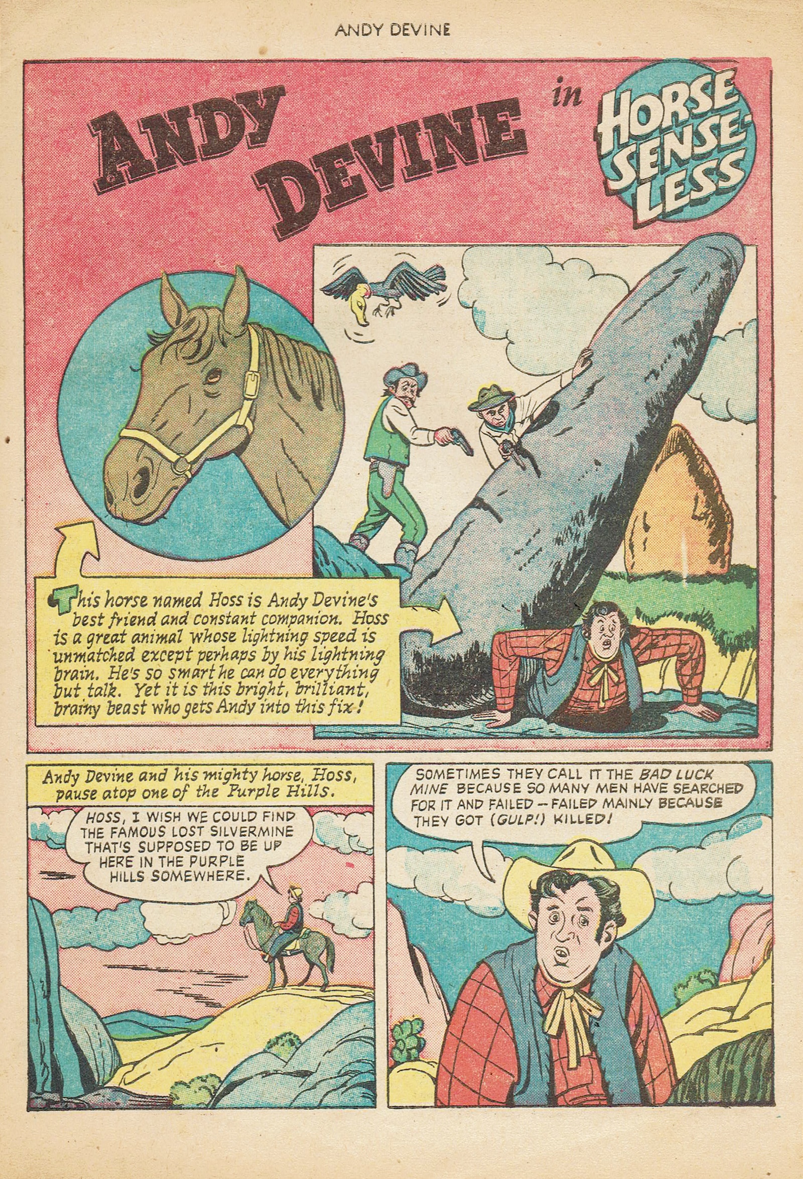 Read online Andy Devine Western comic -  Issue #2 - 27
