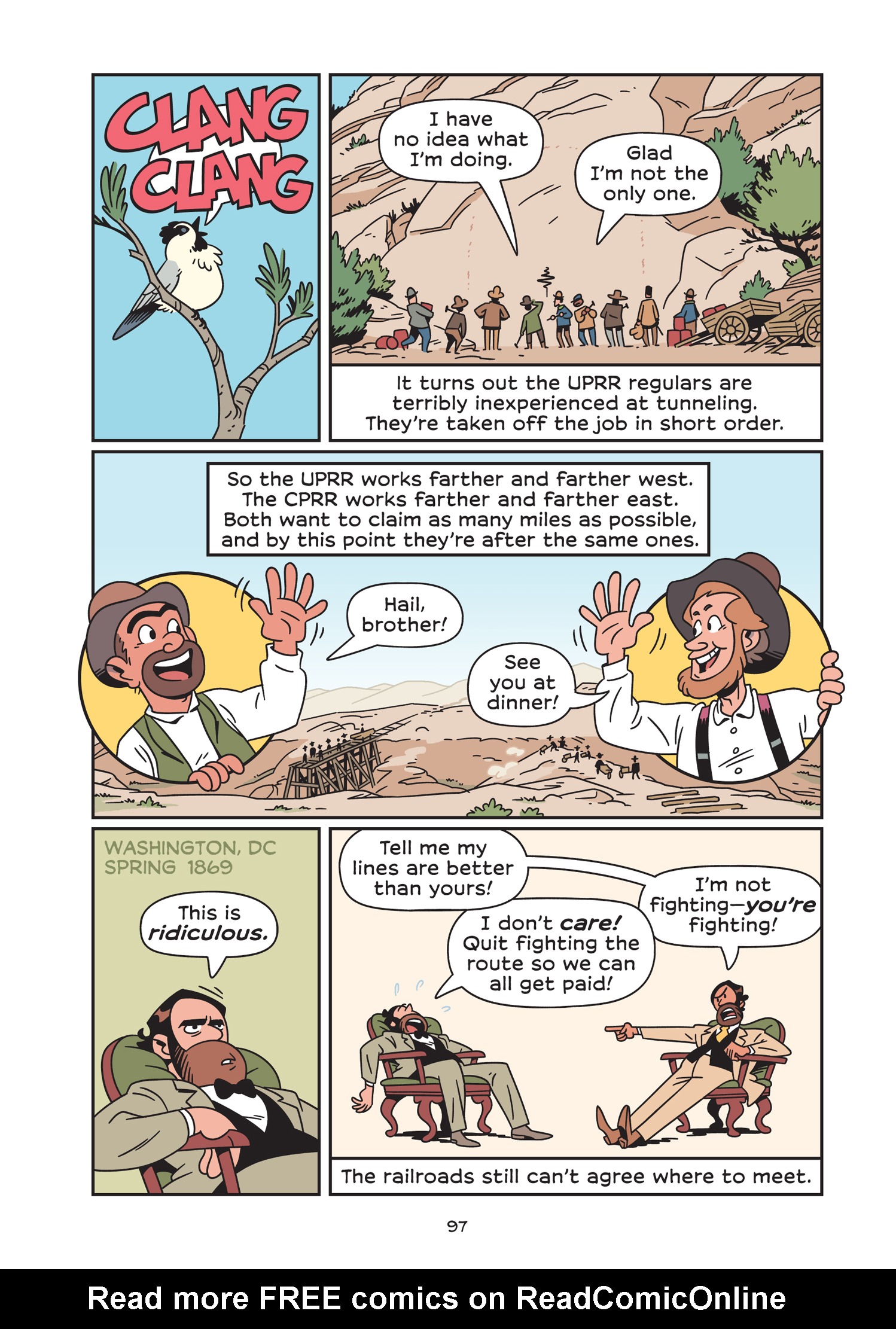 Read online History Comics comic -  Issue # The Transcontinental Railroad - 106