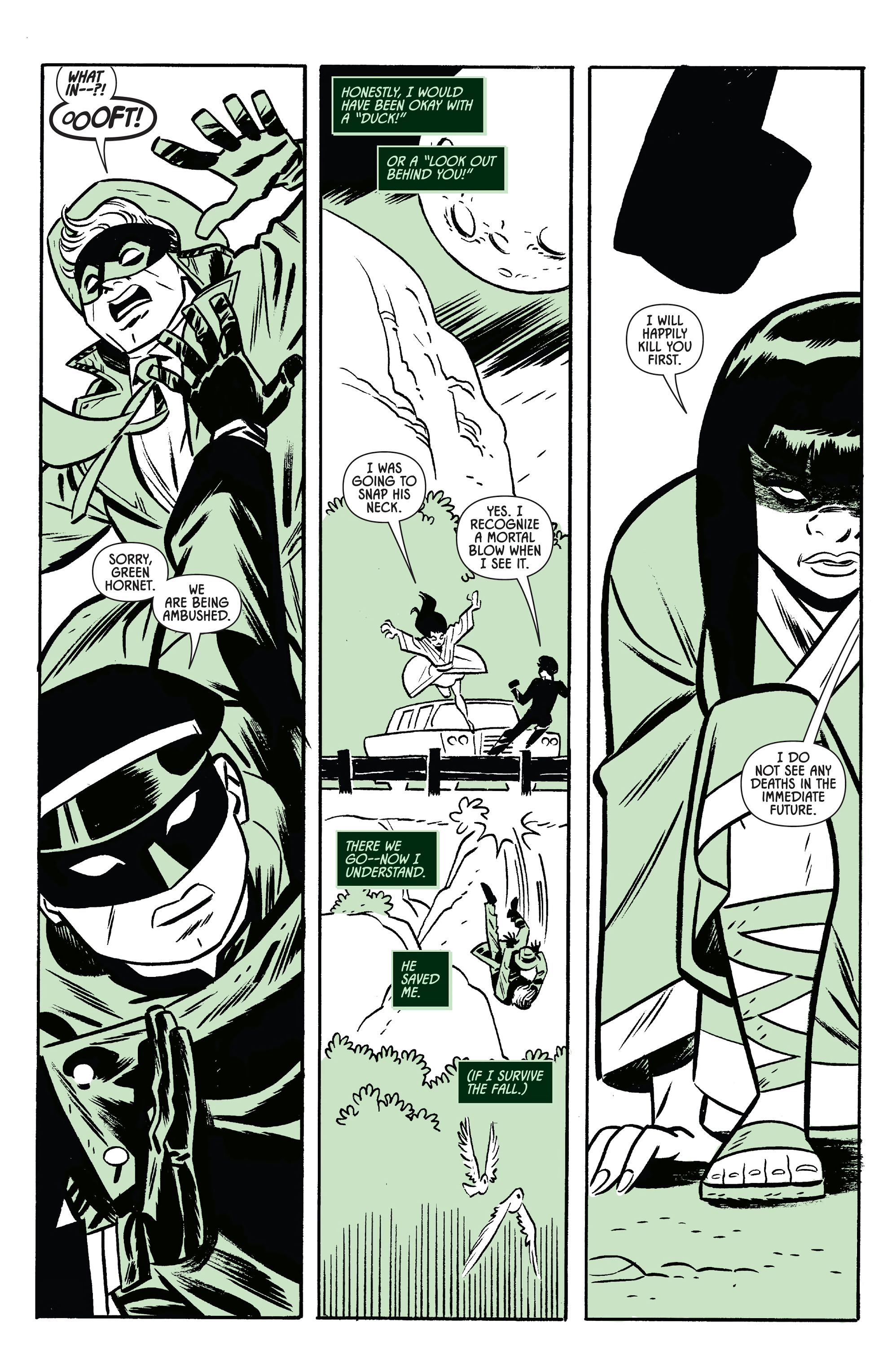Read online The Green Hornet (2020) comic -  Issue # _Sky Lights Collection - 53