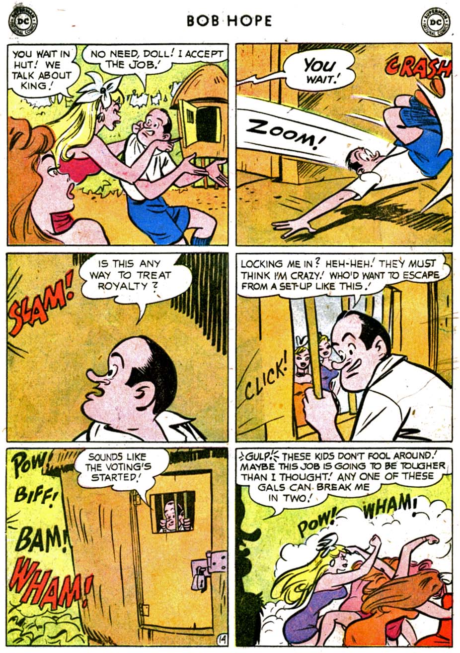 Read online The Adventures of Bob Hope comic -  Issue #65 - 18