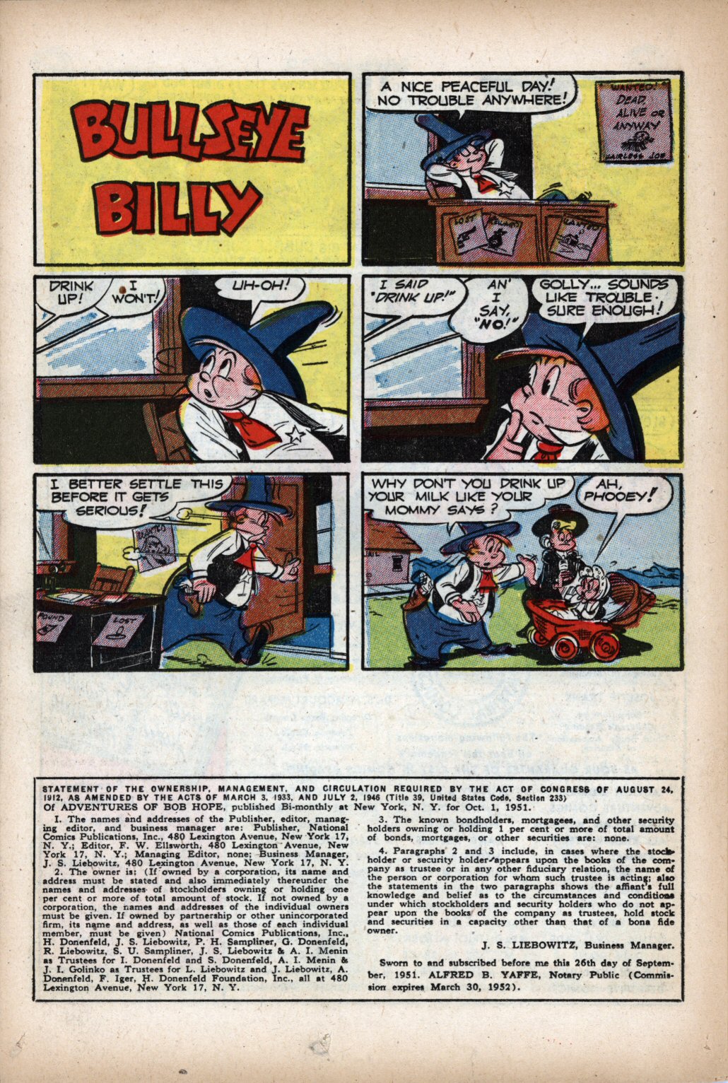 Read online The Adventures of Bob Hope comic -  Issue #13 - 33