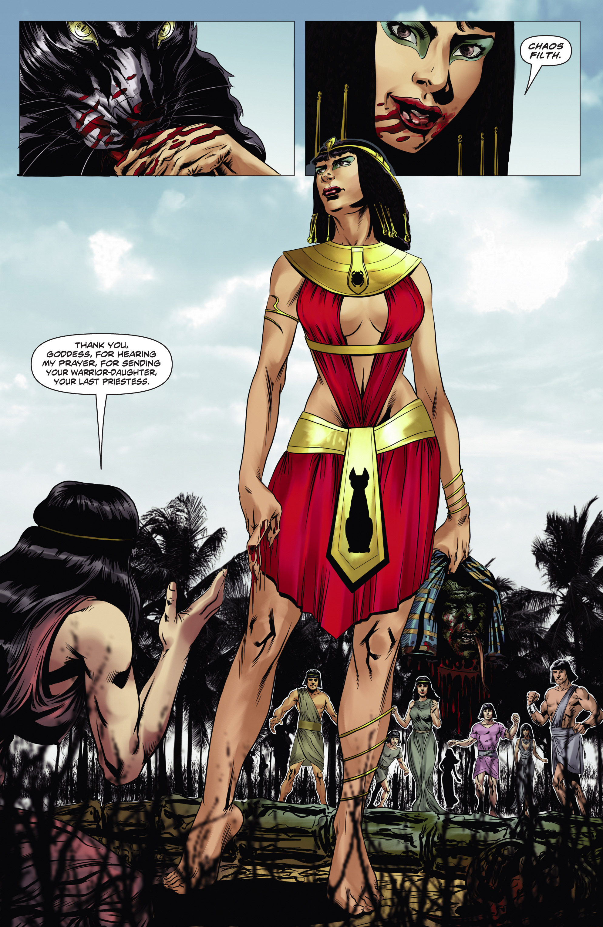 Read online Swords of Sorrow: Pantha & Jane Porter Special comic -  Issue # Full - 4