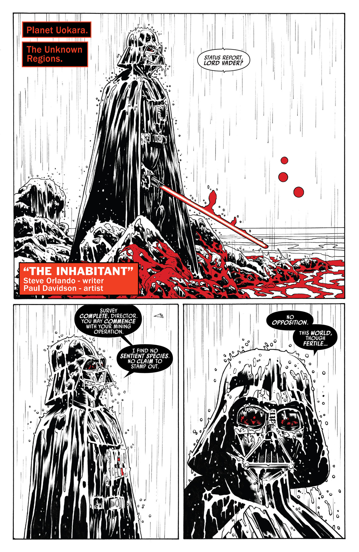 Read online Star Wars: Darth Vader - Black, White & Red comic -  Issue #4 - 9