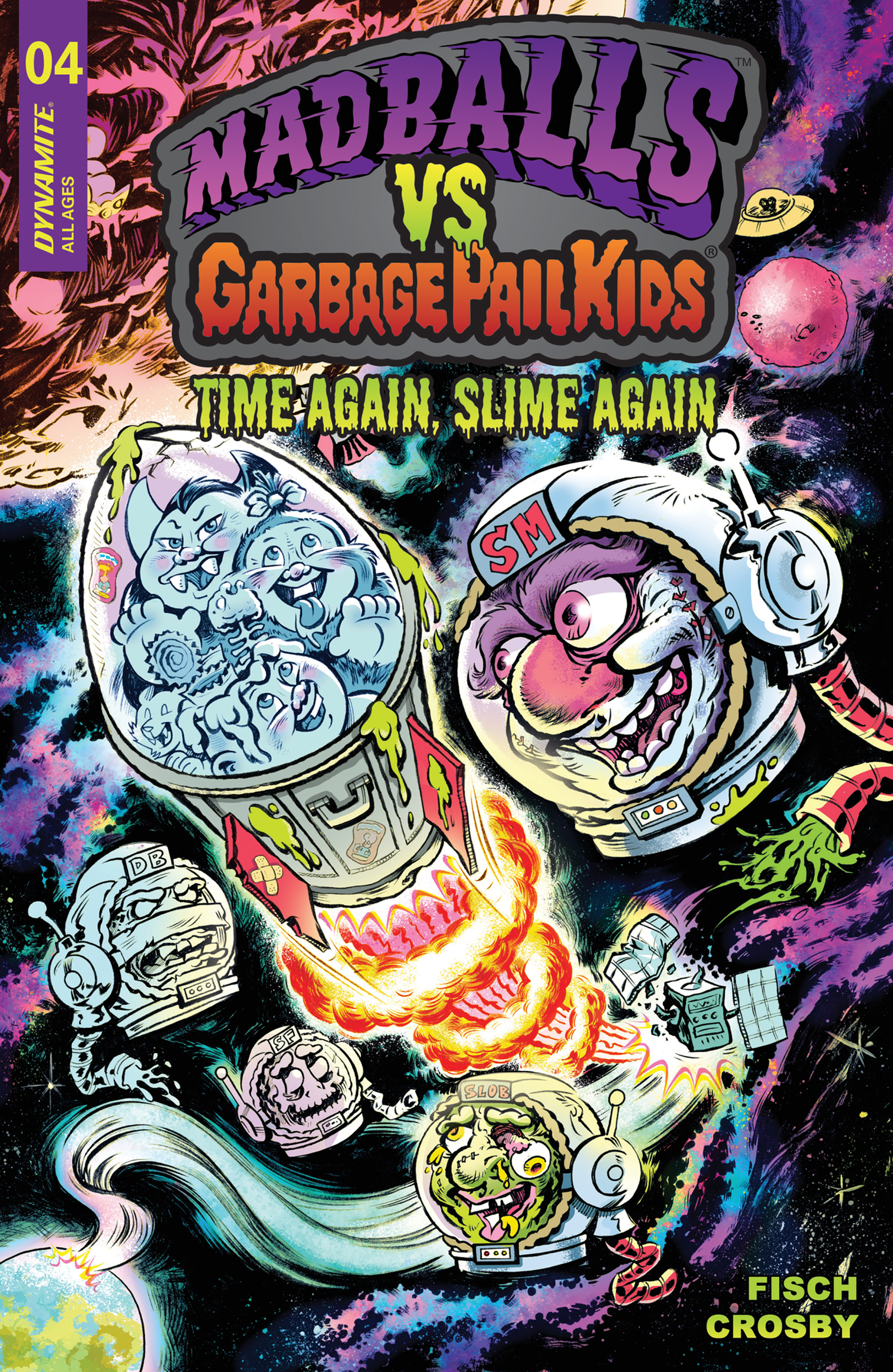 Read online Madballs vs Garbage Pail Kids – Time Again, Slime Again comic -  Issue #4 - 2