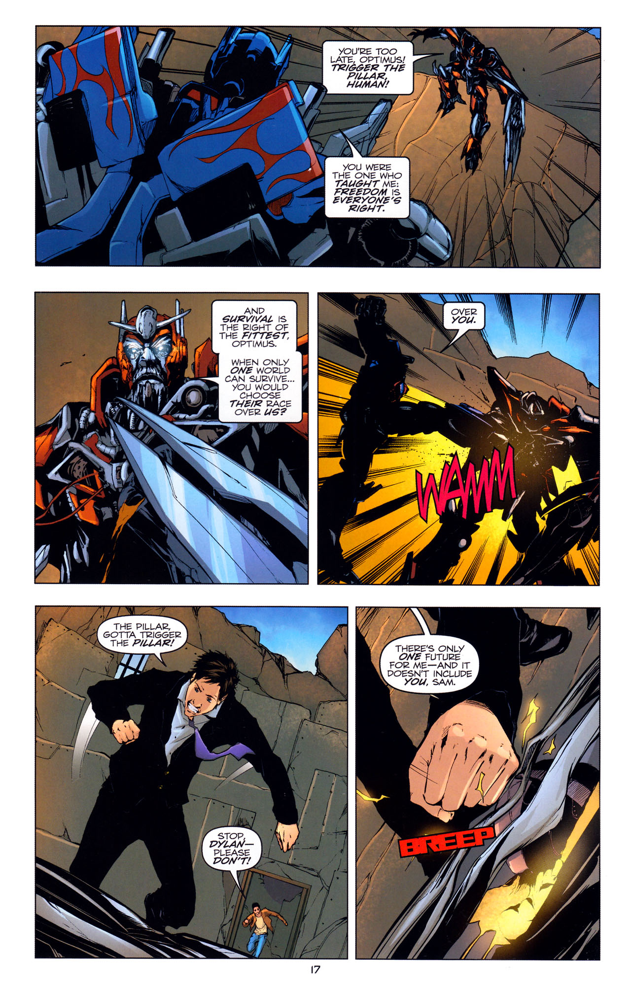 Read online Transformers: Dark of the Moon Movie Adaptation comic -  Issue #4 - 19