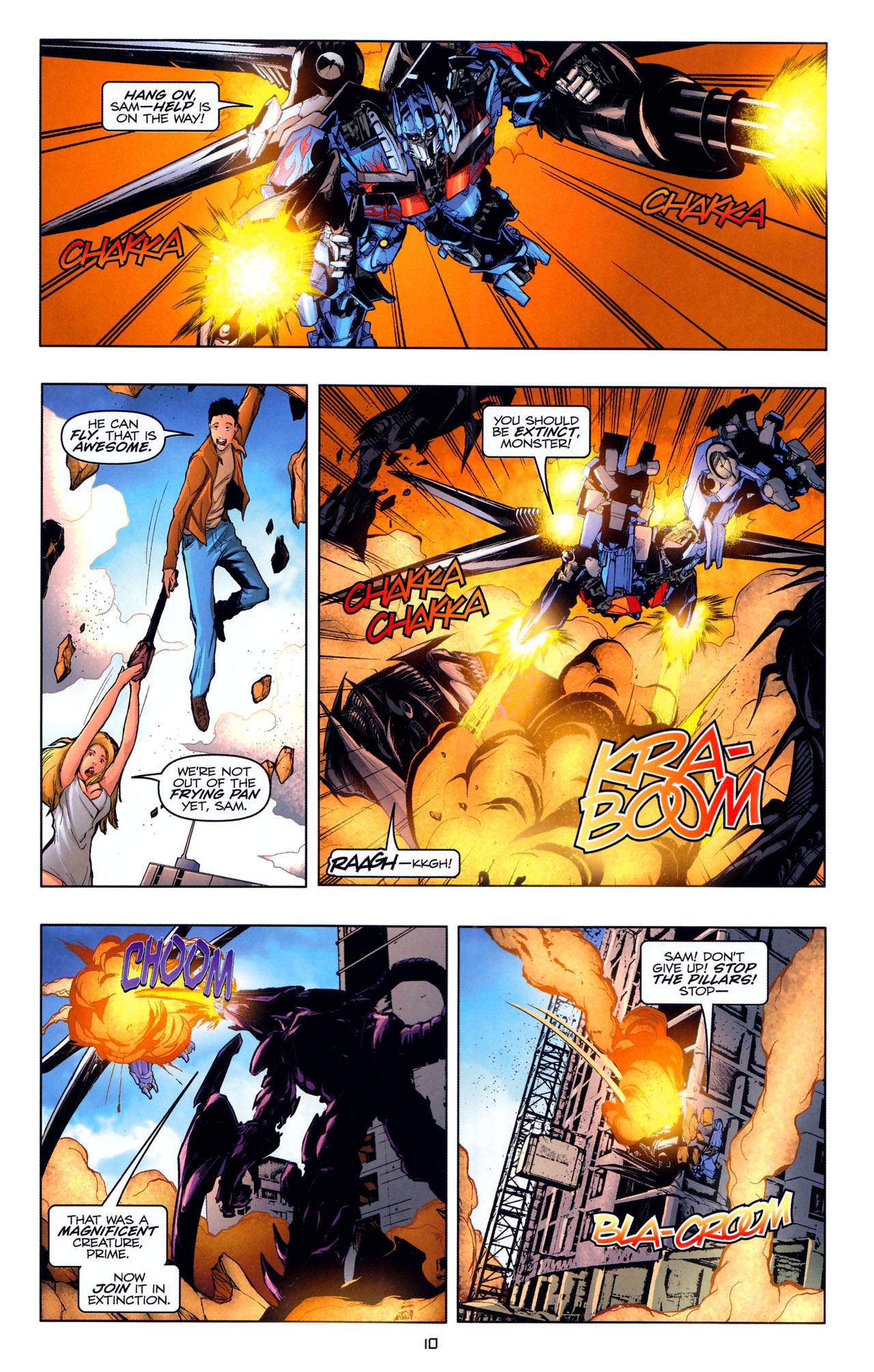 Read online Transformers: Dark of the Moon Movie Adaptation comic -  Issue #4 - 12