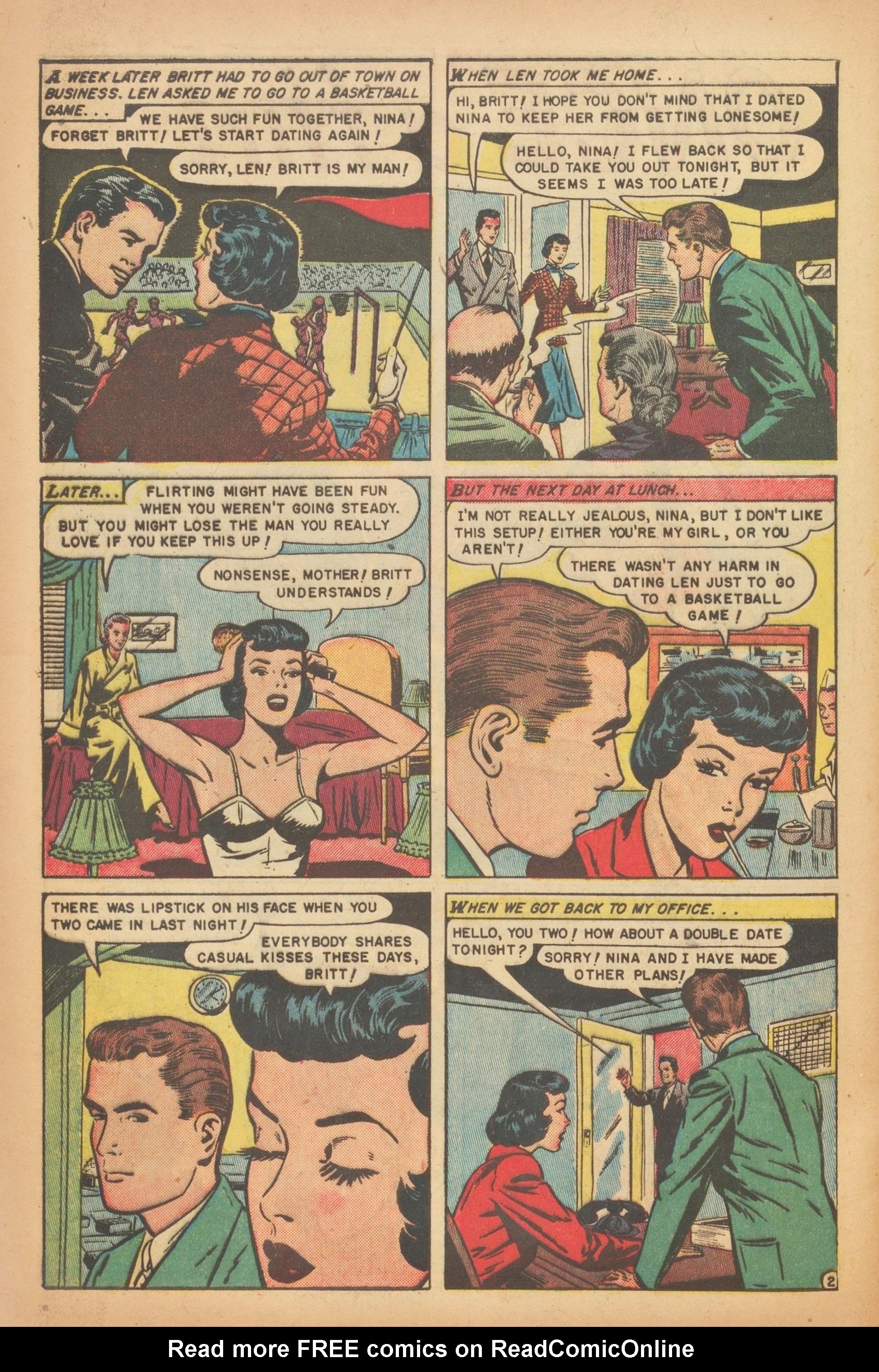 Read online Glamorous Romances comic -  Issue #58 - 28
