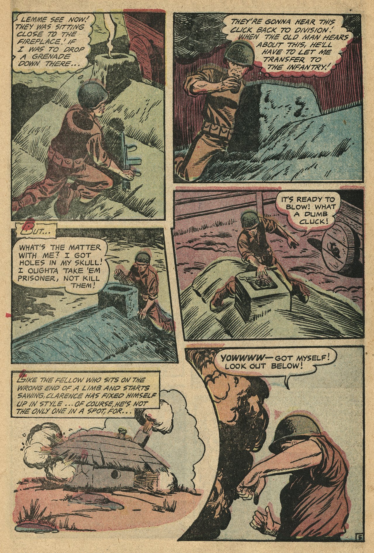 Read online Men in Action (1957) comic -  Issue #4 - 9
