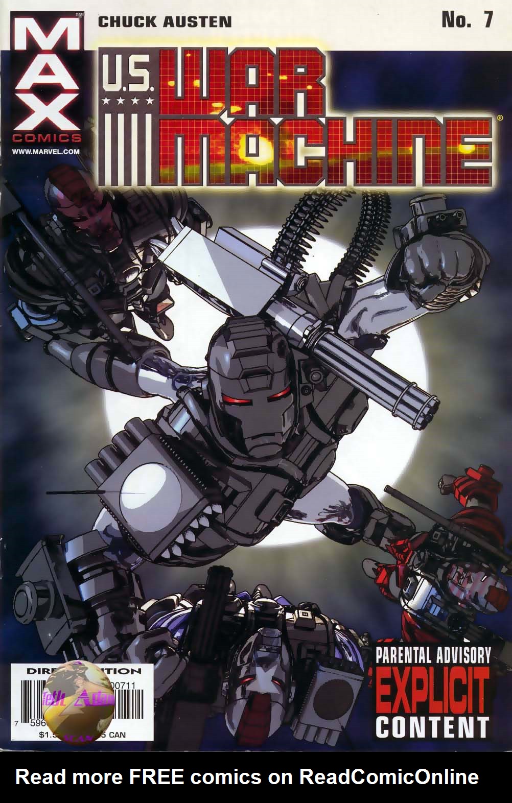 Read online U.S. War Machine comic -  Issue #7 - 1