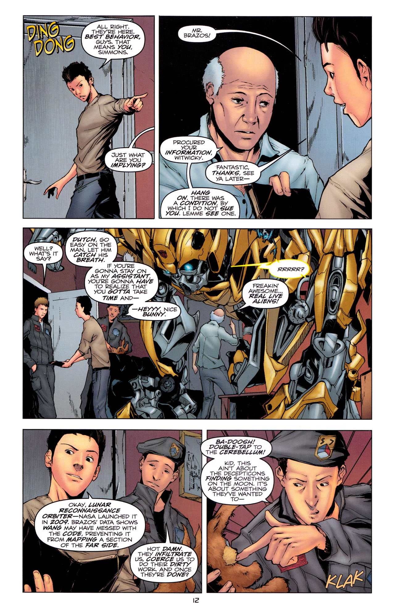 Read online Transformers: Dark of the Moon Movie Adaptation comic -  Issue #2 - 14