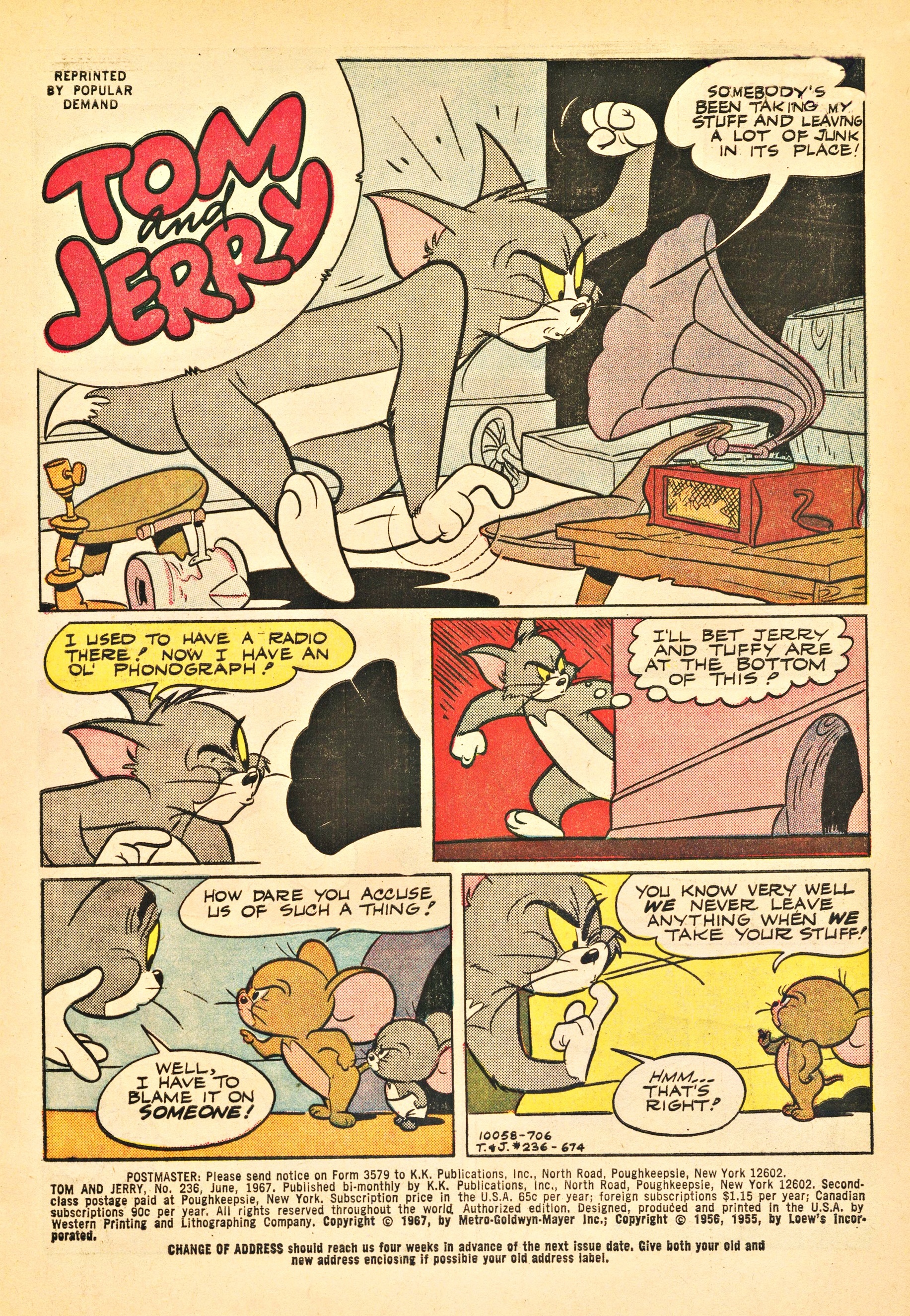 Read online Tom and Jerry comic -  Issue #236 - 3