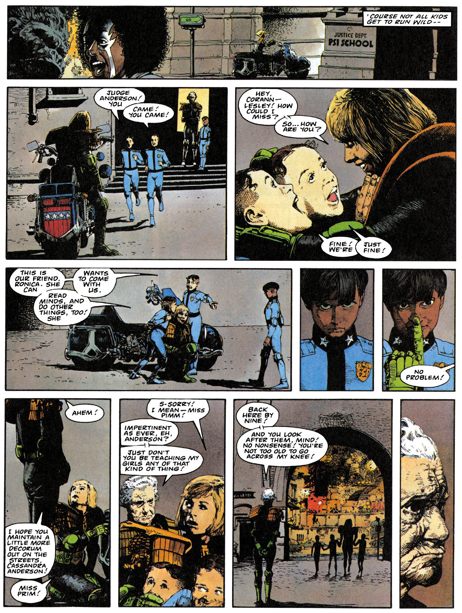 Read online Essential Judge Anderson: Shamball comic -  Issue # TPB - 58