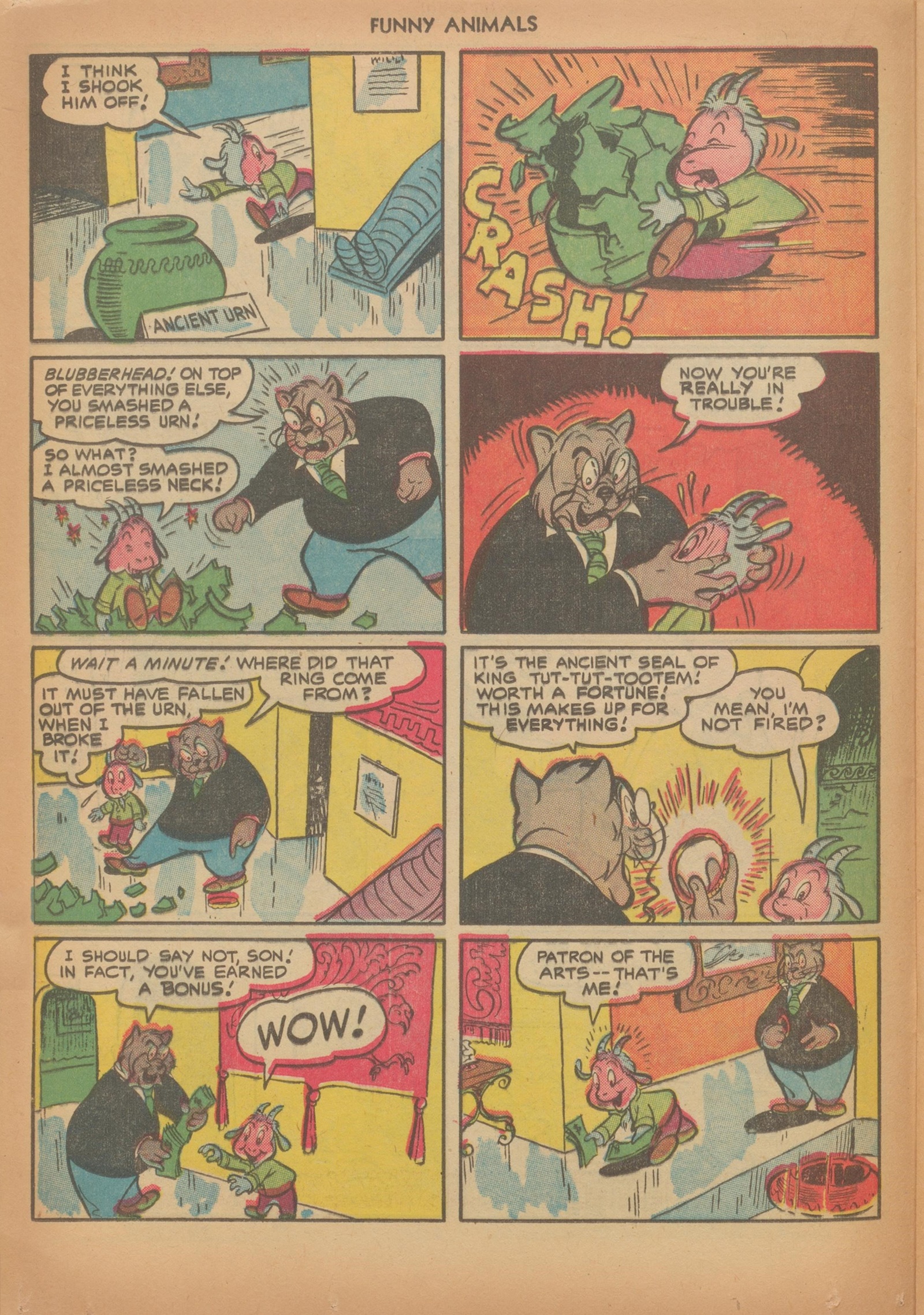 Read online Fawcett's Funny Animals comic -  Issue #76 - 16