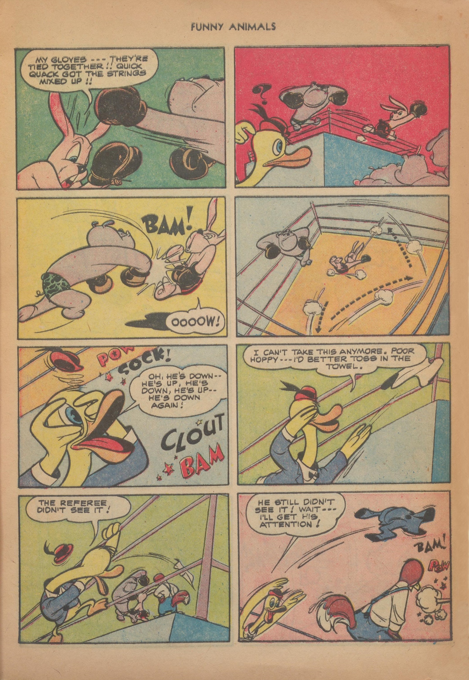 Read online Fawcett's Funny Animals comic -  Issue #69 - 9