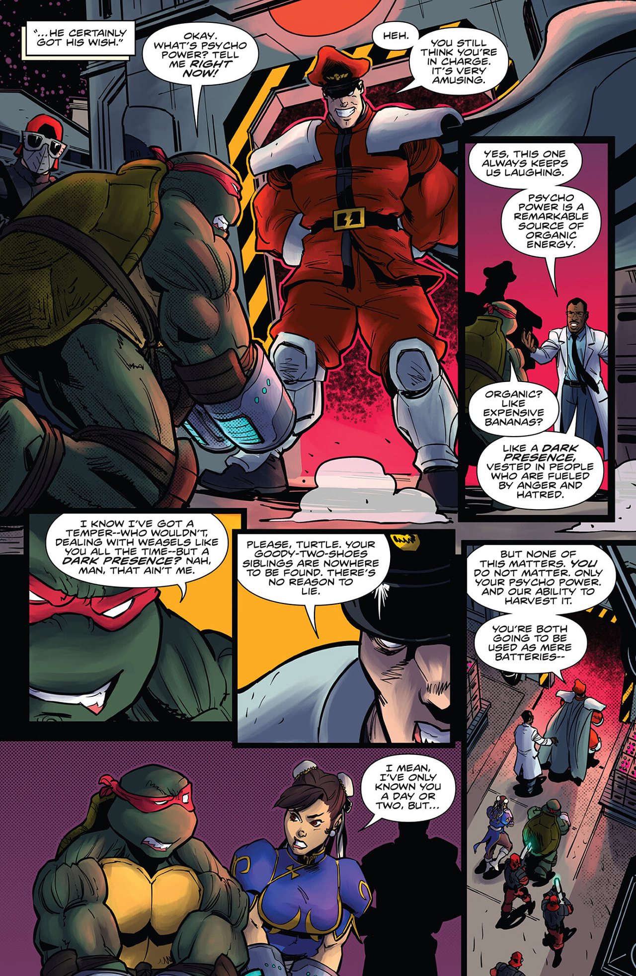 Read online Teenage Mutant Ninja Turtles vs. Street Fighter comic -  Issue #3 - 10