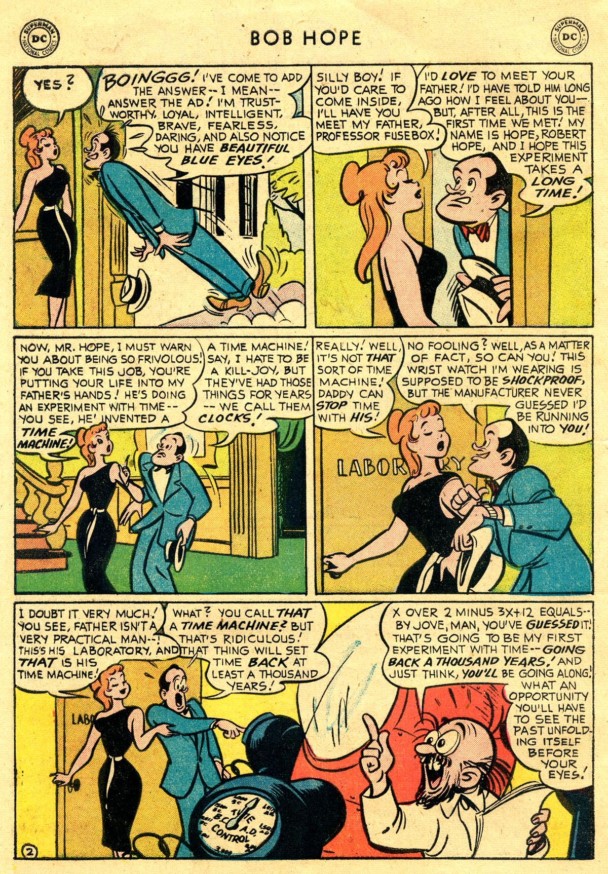 Read online The Adventures of Bob Hope comic -  Issue #37 - 4