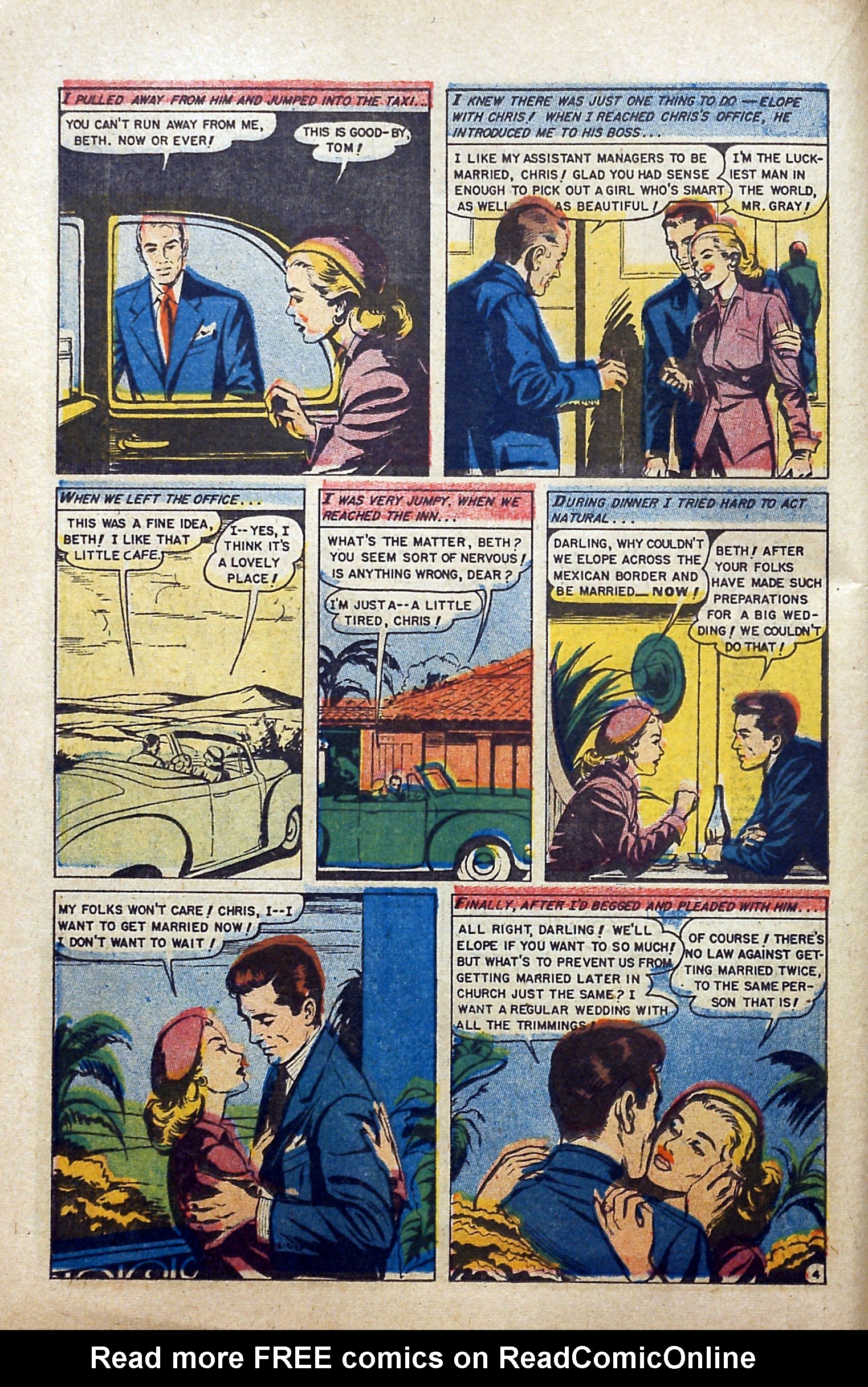 Read online Glamorous Romances comic -  Issue #89 - 14