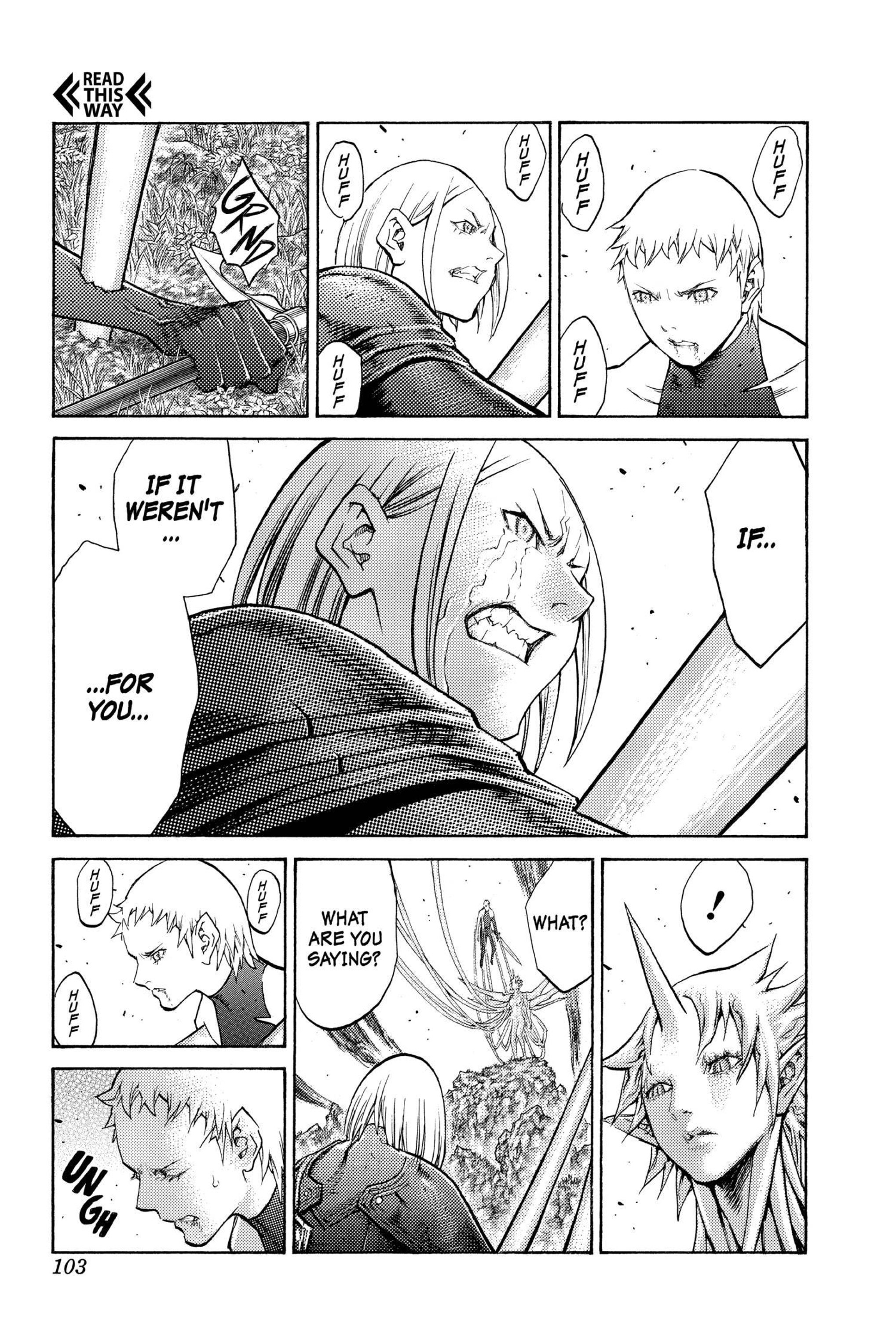 Read online Claymore comic -  Issue #19 - 92