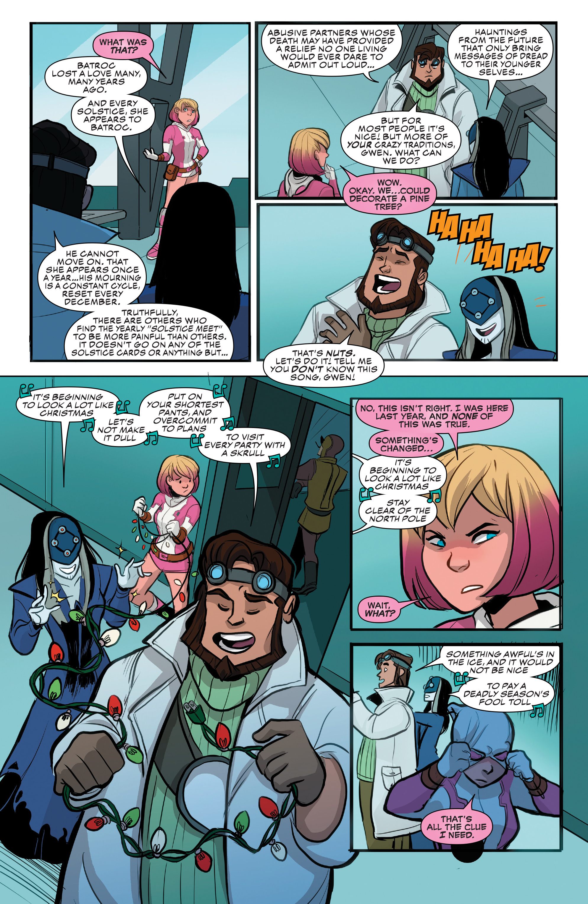 Read online Gwenpool Holiday Special: Merry Mix-Up comic -  Issue # Full - 10