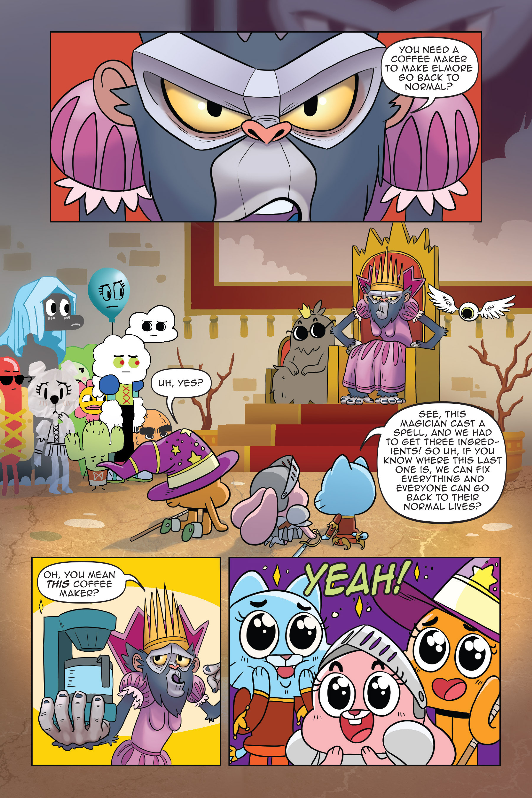 Read online The Amazing World of Gumball: Fairy Tale Trouble comic -  Issue # Full - 110