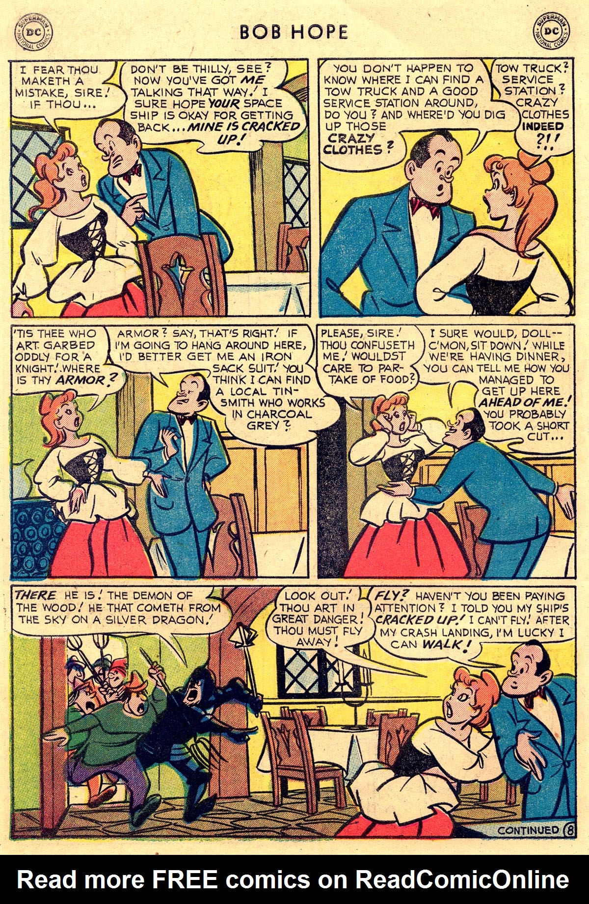 Read online The Adventures of Bob Hope comic -  Issue #37 - 10
