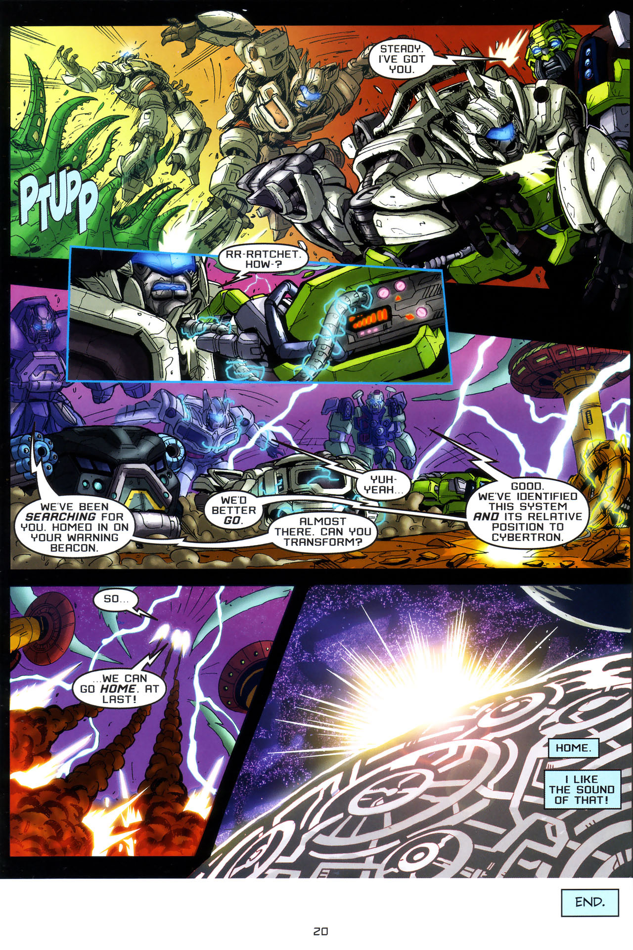 Read online Transformers: Saga of the Allspark comic -  Issue #3 - 23