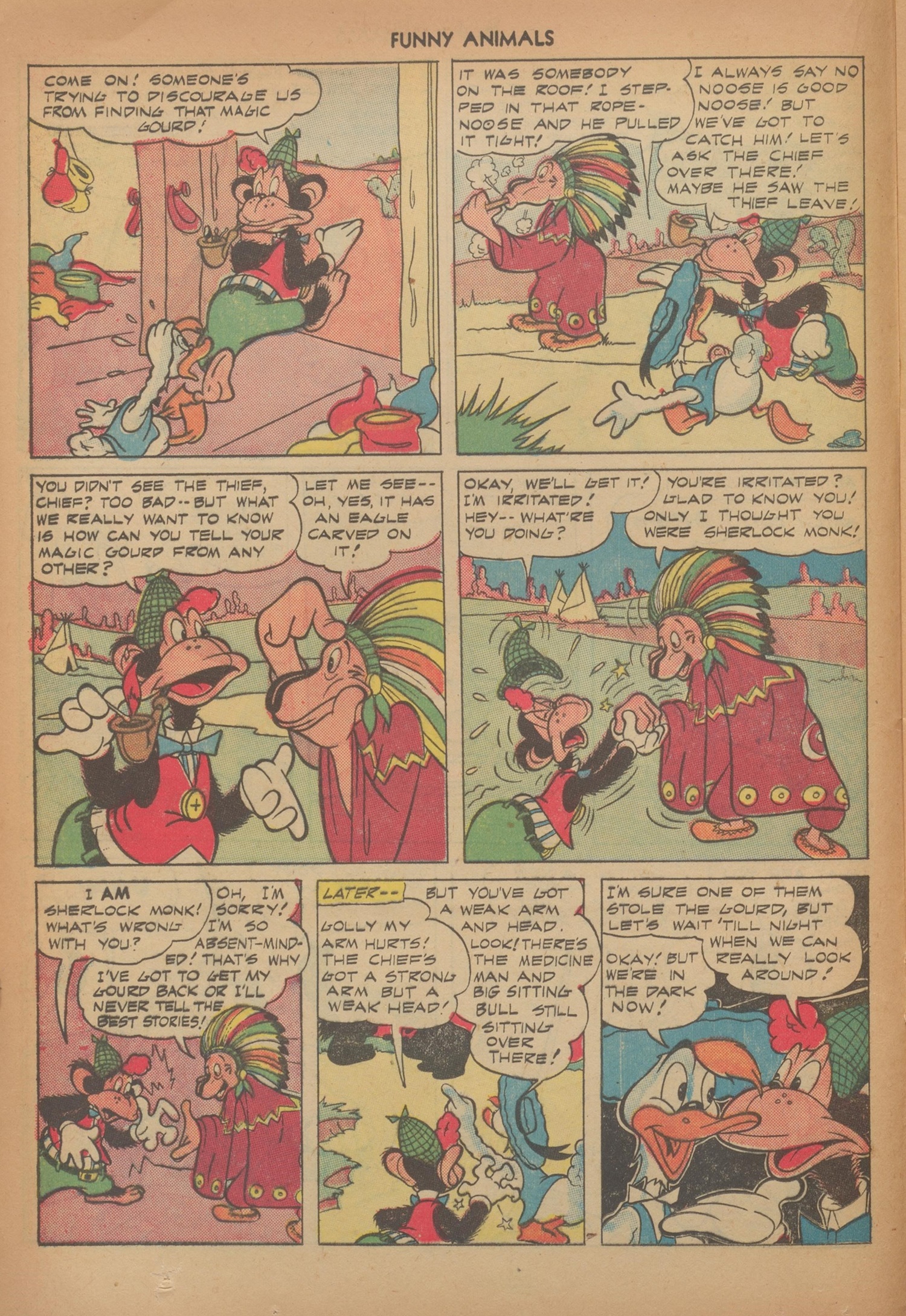 Read online Fawcett's Funny Animals comic -  Issue #54 - 16