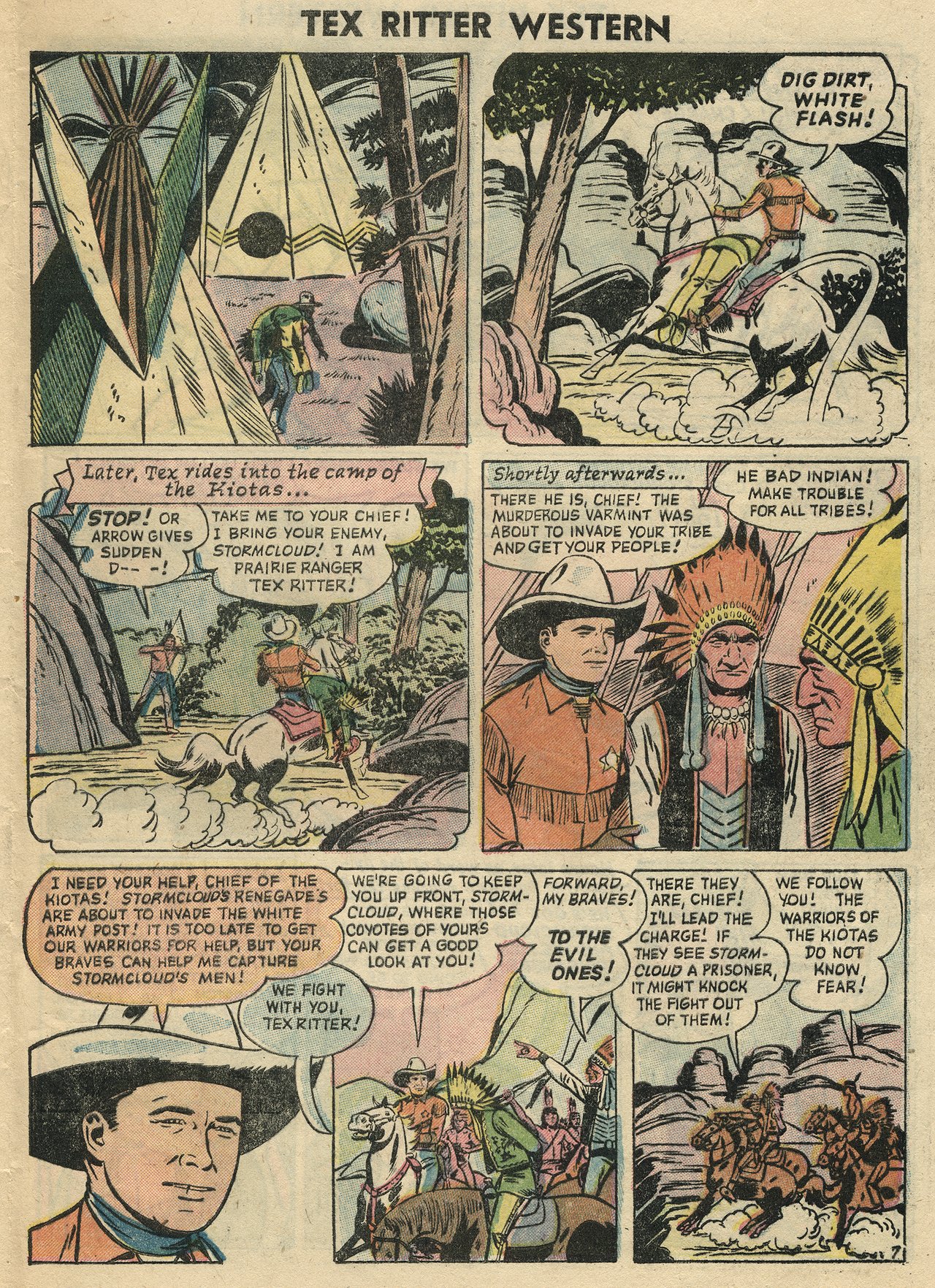 Read online Tex Ritter Western comic -  Issue #32 - 9