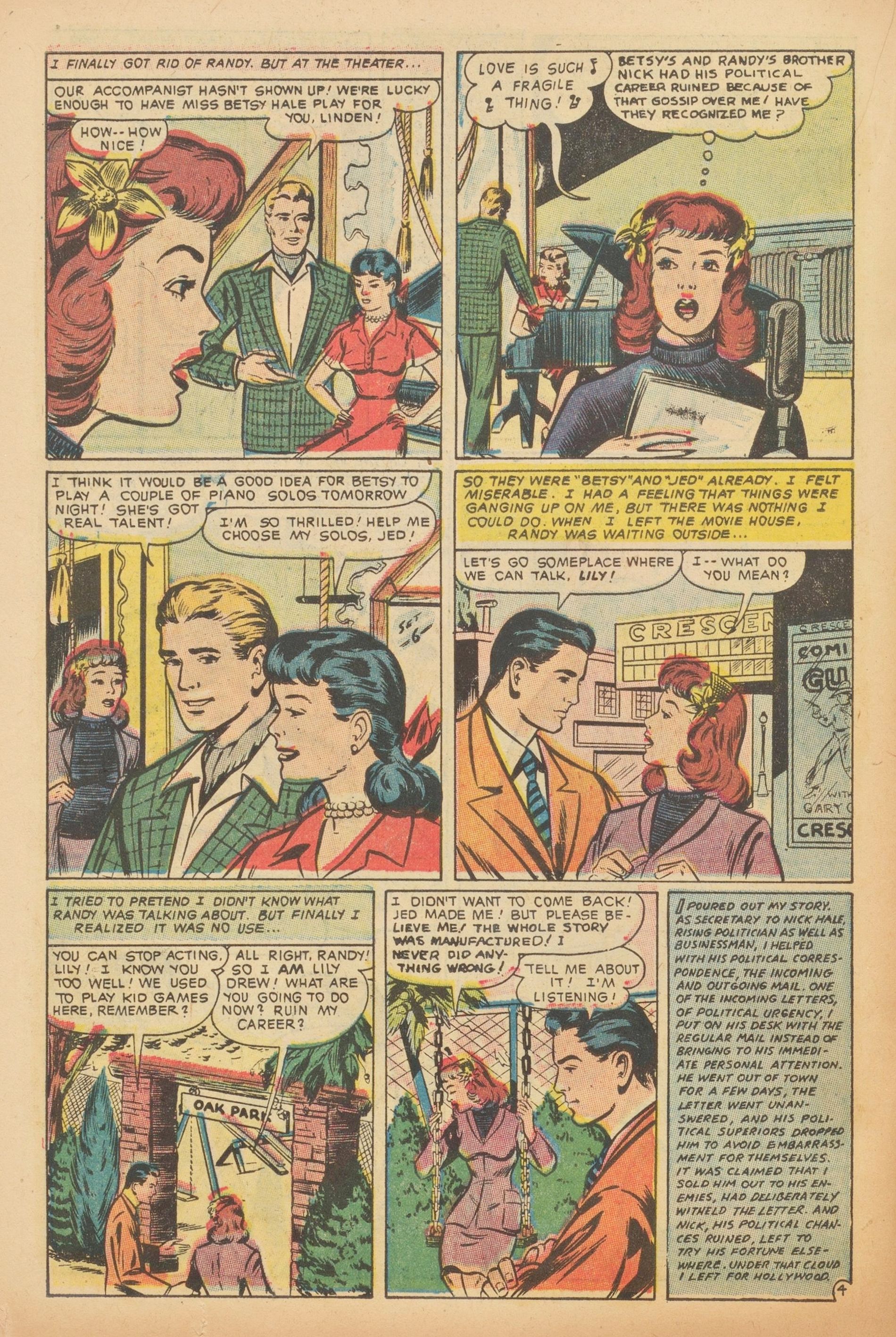 Read online Glamorous Romances comic -  Issue #88 - 22