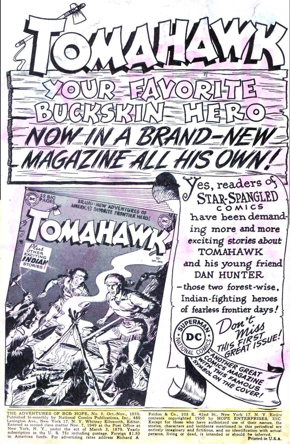 Read online The Adventures of Bob Hope comic -  Issue #5 - 3
