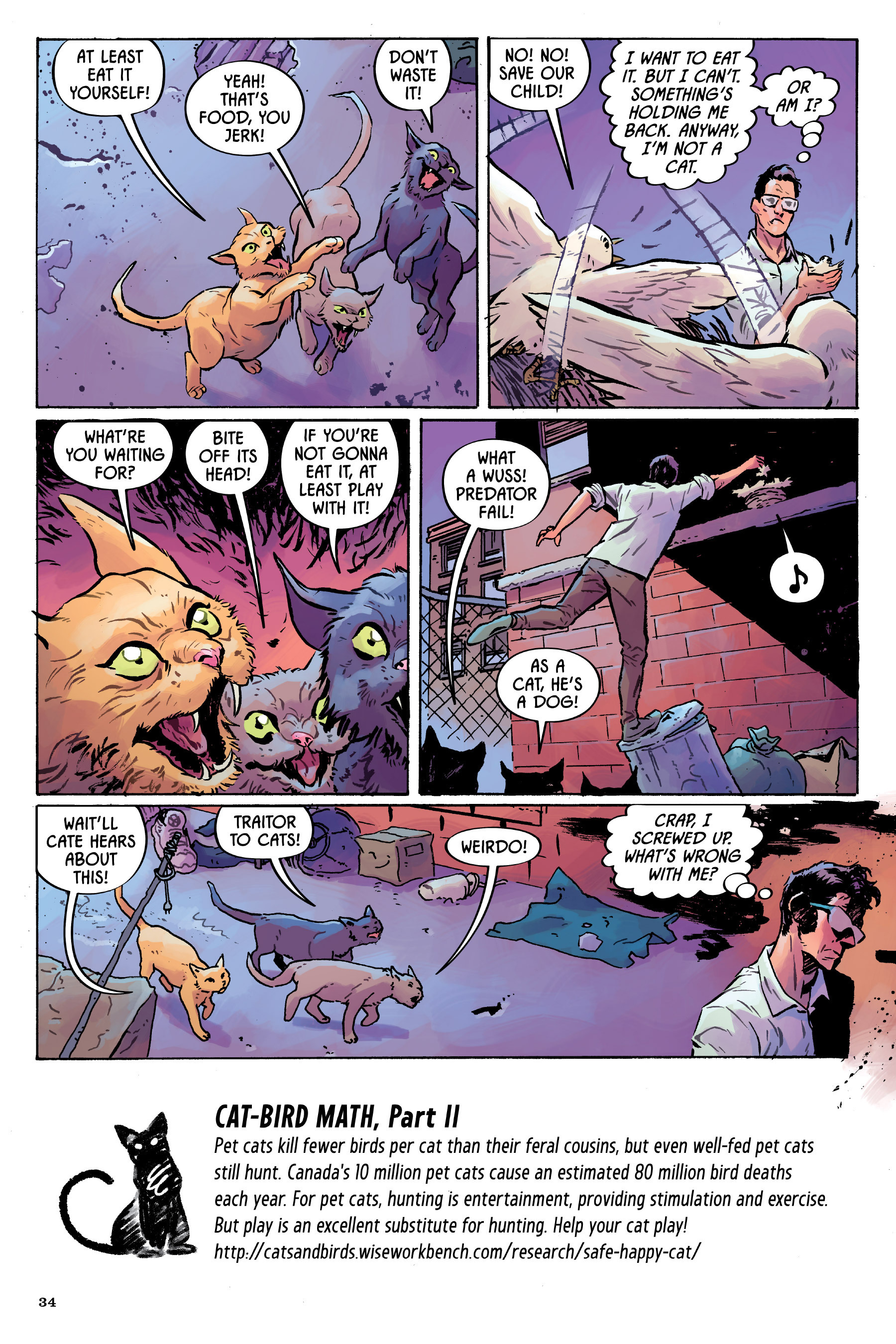 Read online Angel Catbird comic -  Issue # TPB 1 - 36