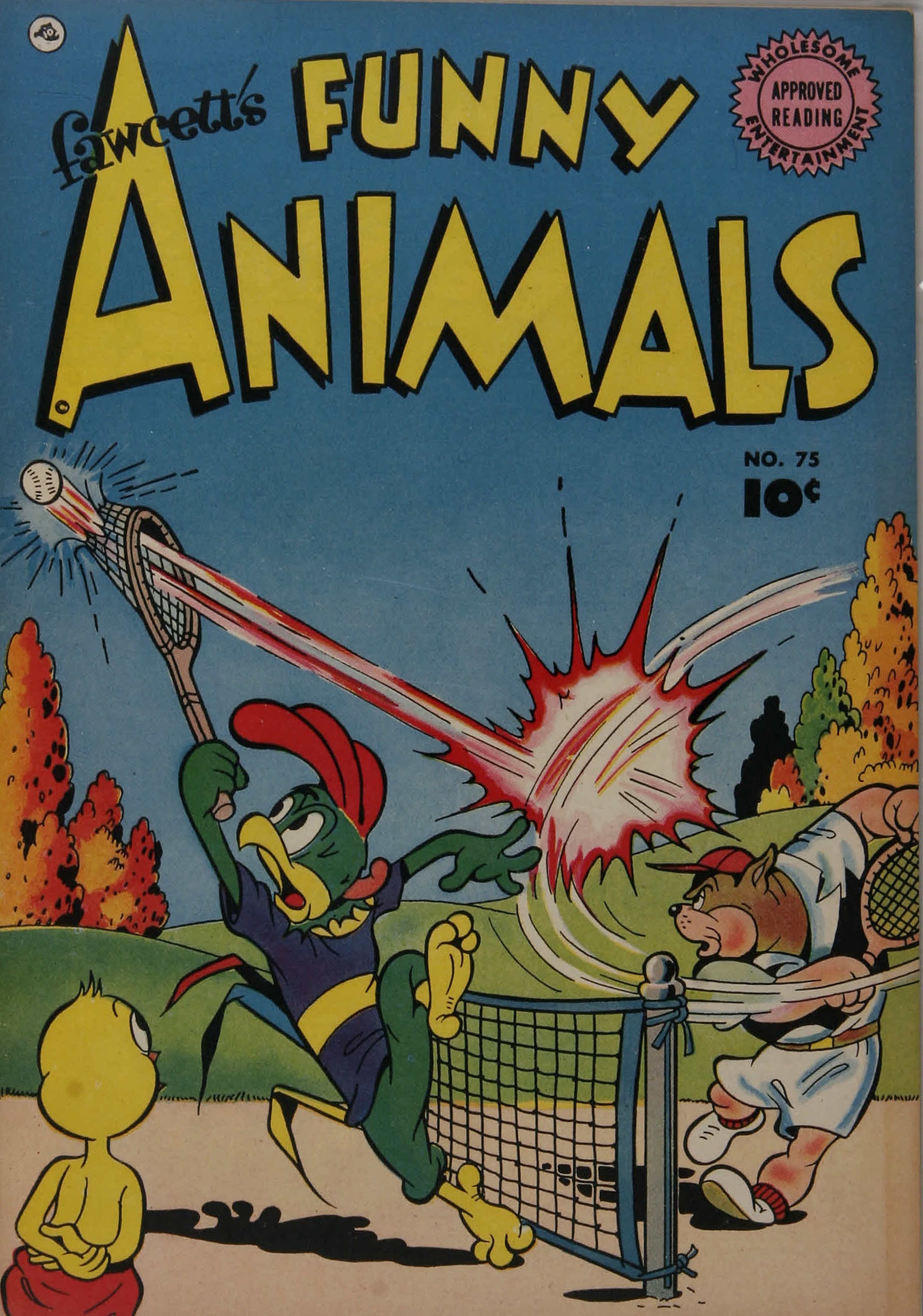 Read online Fawcett's Funny Animals comic -  Issue #75 - 1