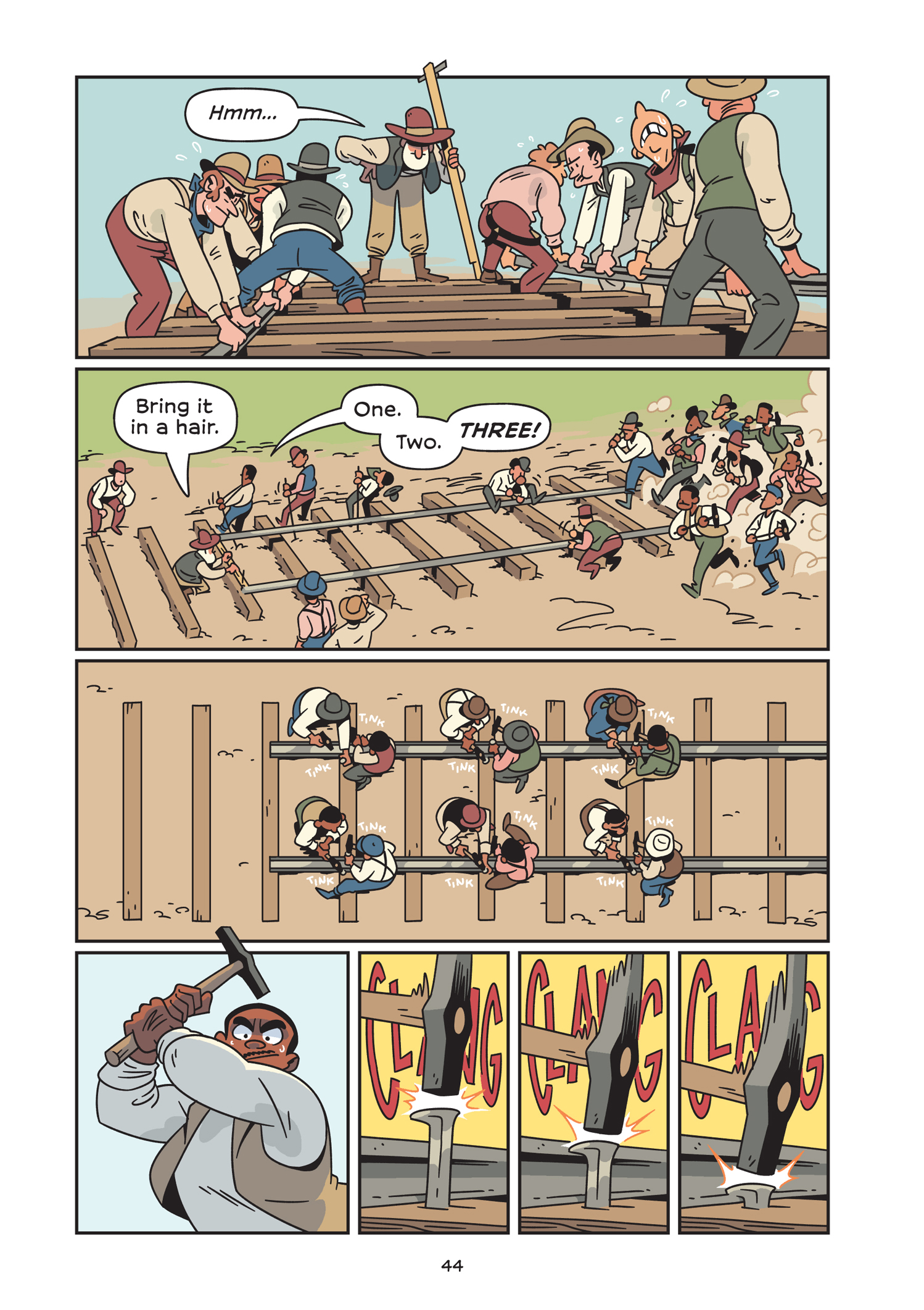 Read online History Comics comic -  Issue # The Transcontinental Railroad - 53