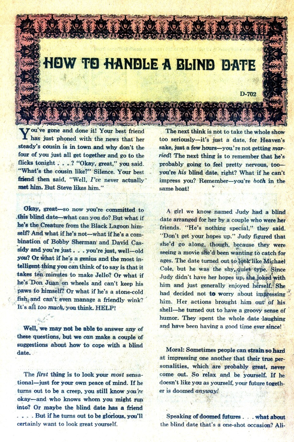 Read online Young Romance comic -  Issue #181 - 28
