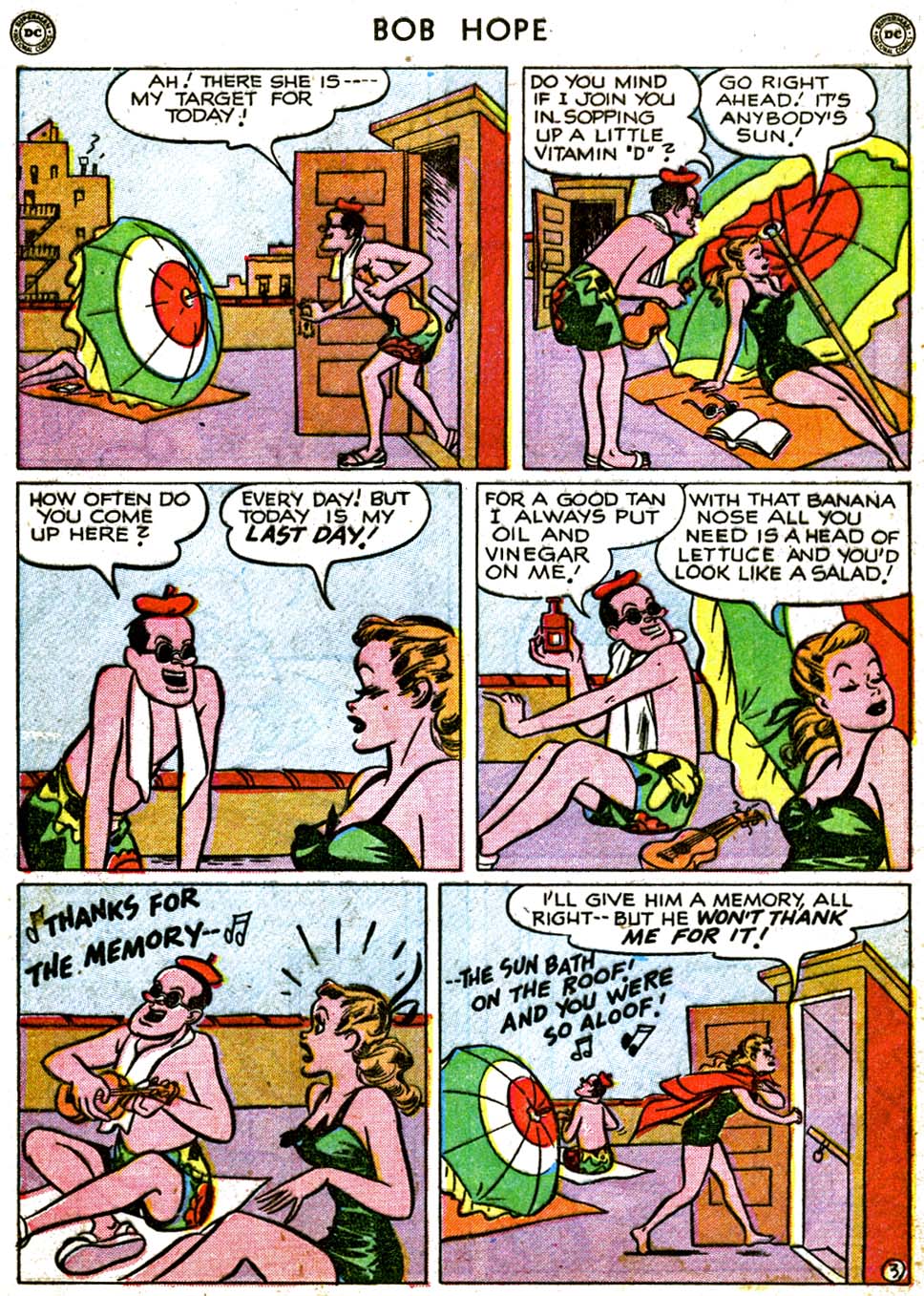 Read online The Adventures of Bob Hope comic -  Issue #3 - 6