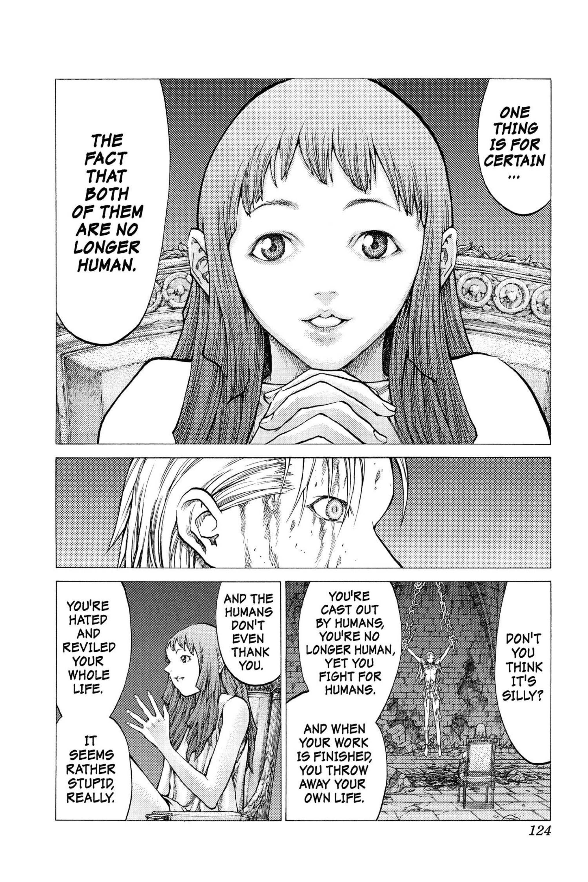 Read online Claymore comic -  Issue #8 - 114