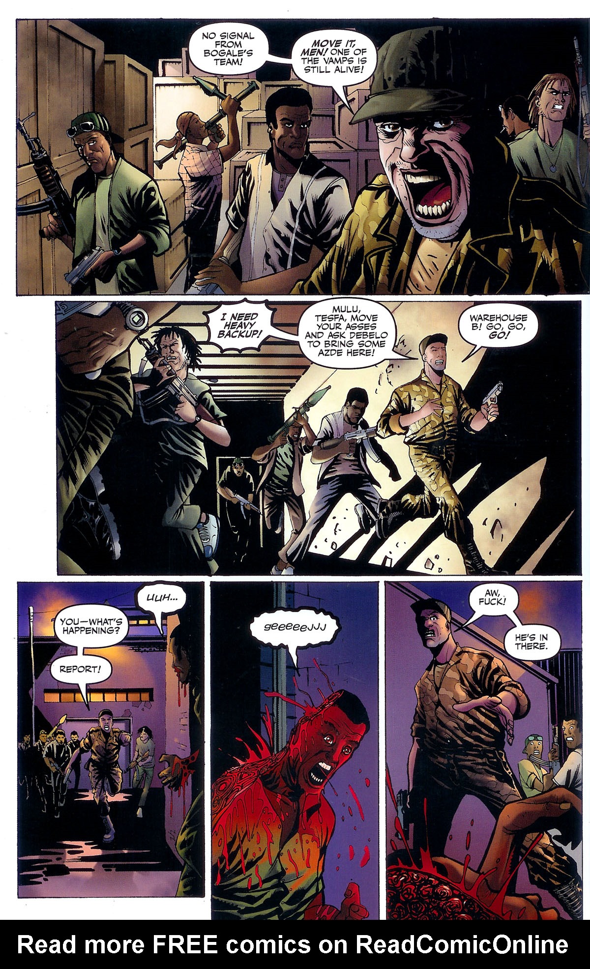 Read online CVO: Covert Vampiric Operations - African Blood comic -  Issue #3 - 8