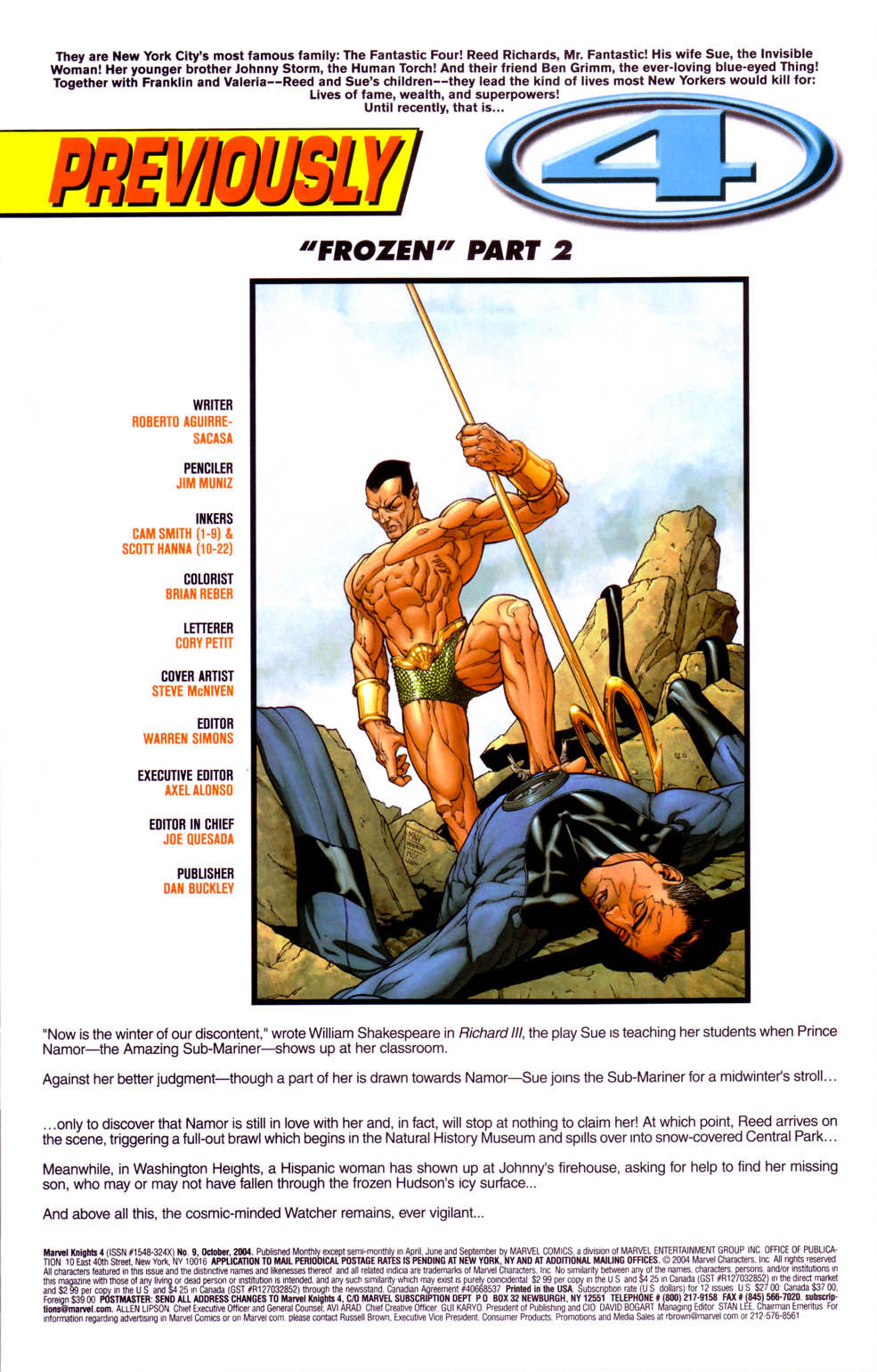 Read online Marvel Knights 4 comic -  Issue #9 - 2