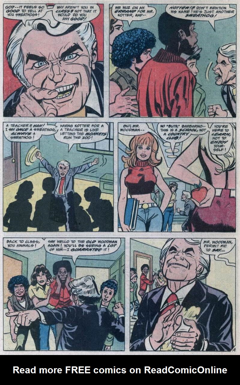 Read online Welcome Back, Kotter comic -  Issue #10 - 15