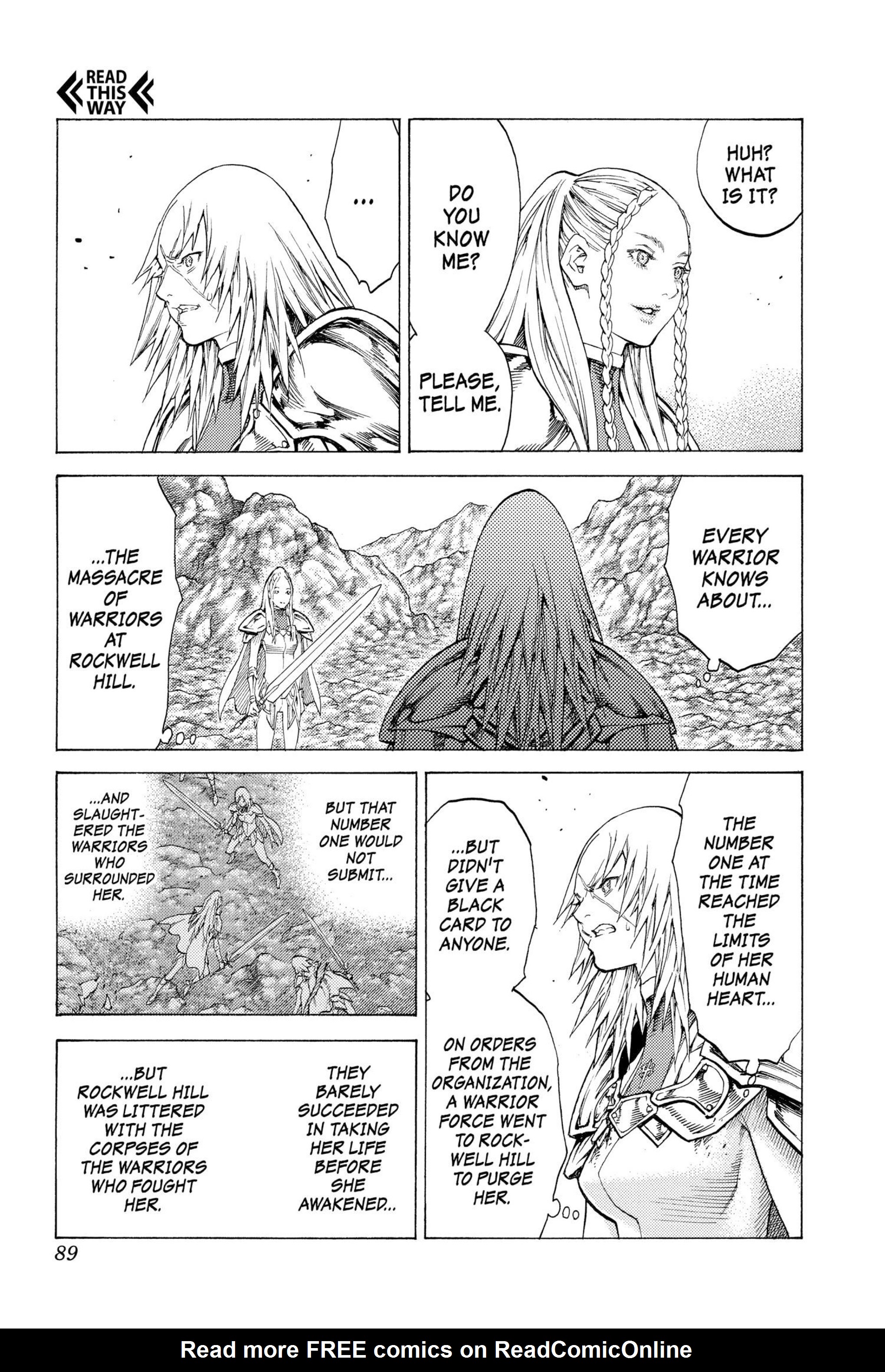 Read online Claymore comic -  Issue #21 - 79