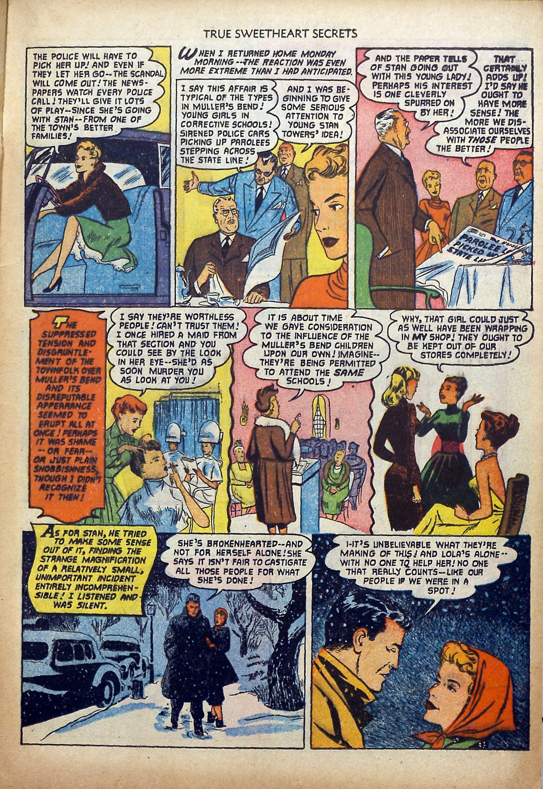 Read online True Sweetheart Secrets comic -  Issue #7 - 21