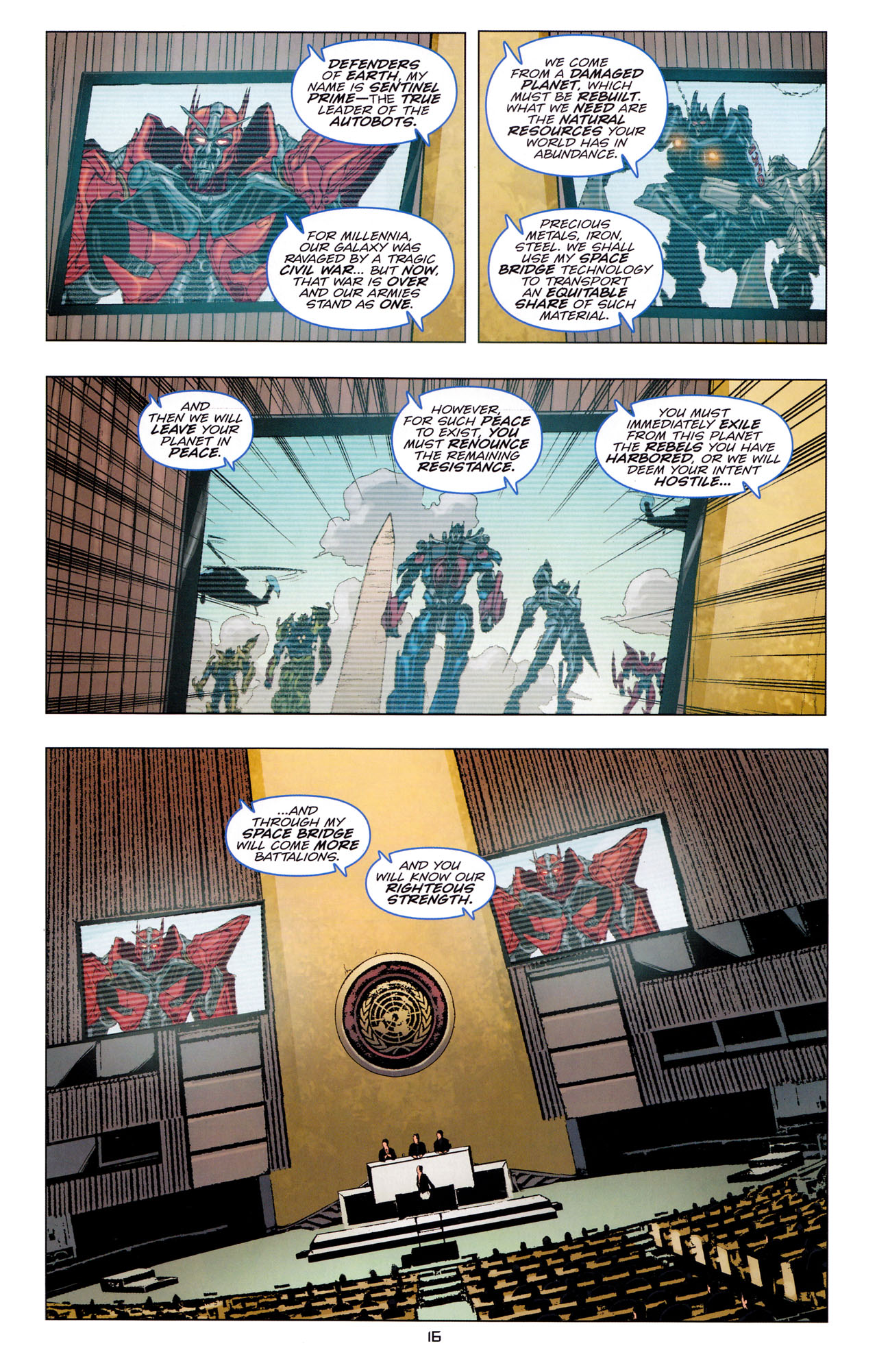 Read online Transformers: Dark of the Moon Movie Adaptation comic -  Issue #3 - 18