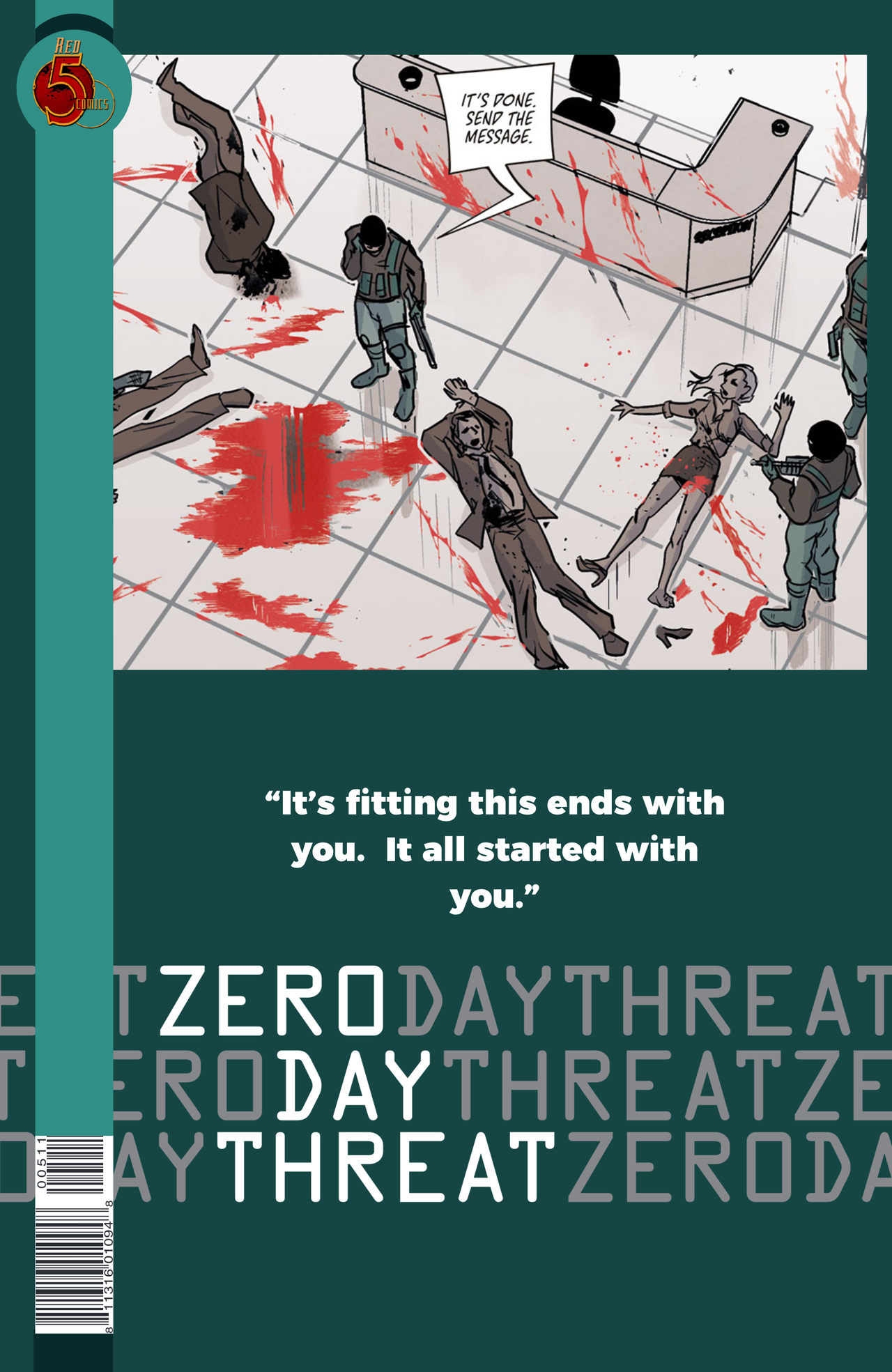 Read online Zero Day Threat comic -  Issue #5 - 32