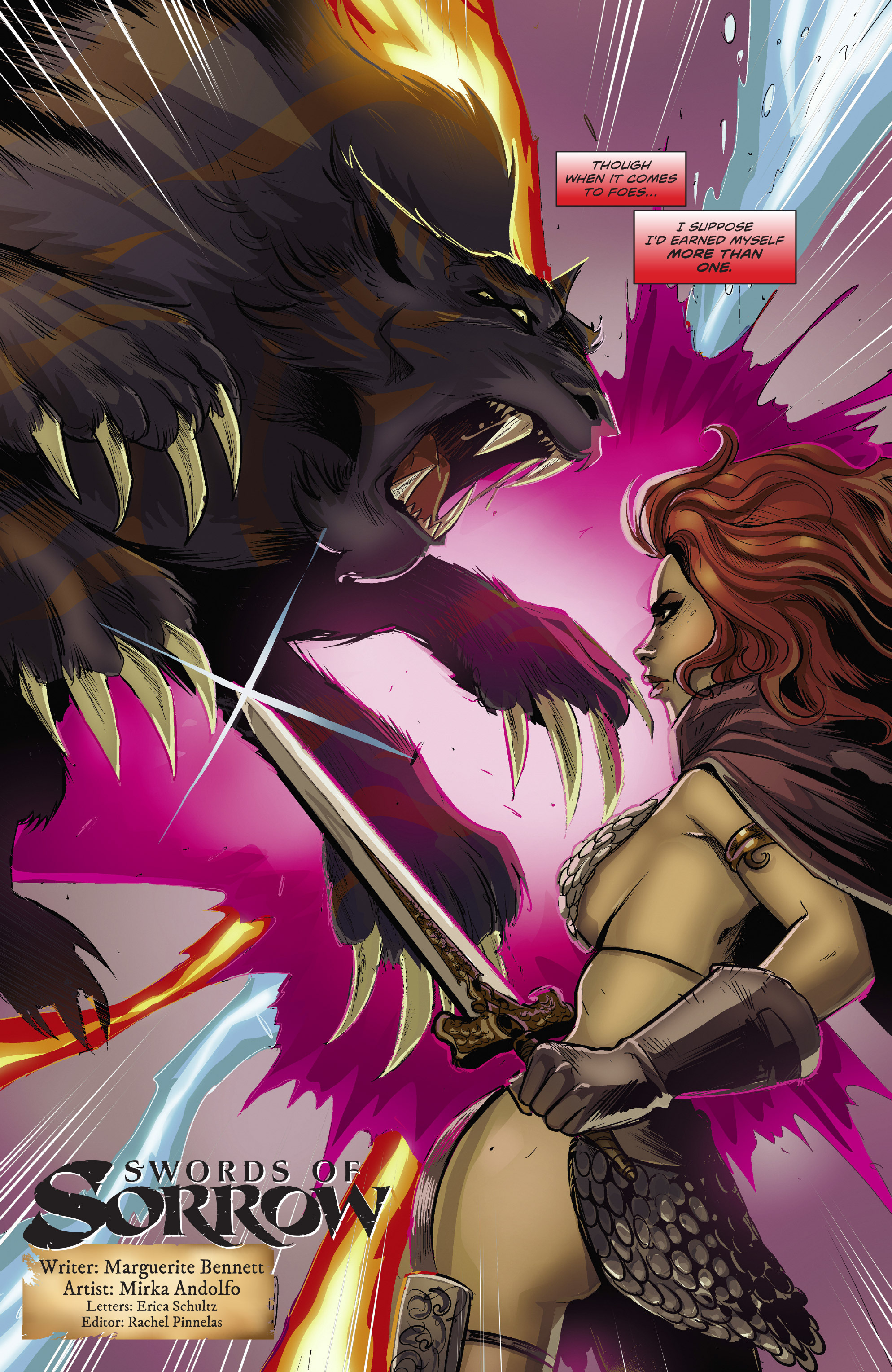 Read online Swords of Sorrow: Red Sonja & Jungle Girl comic -  Issue #1 - 4