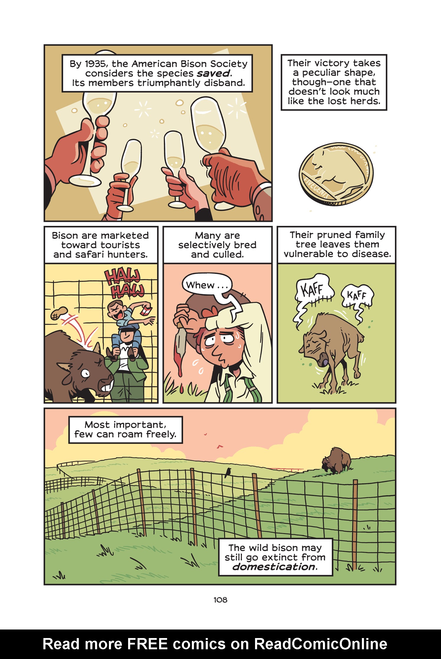 Read online History Comics comic -  Issue # The American Bison - The Buffalos Survival Tale - 114