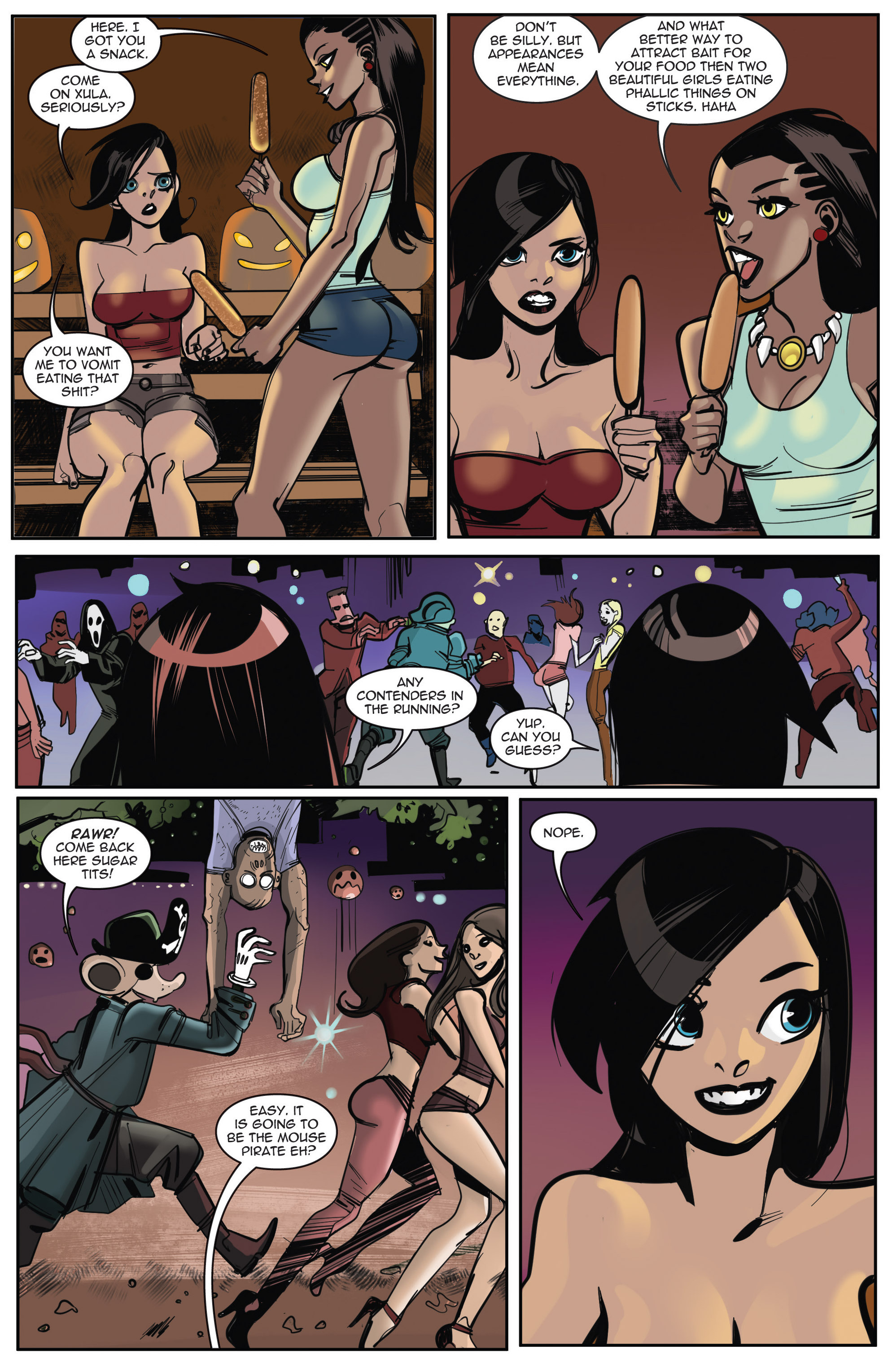 Read online Zombie Tramp Halloween Special comic -  Issue # Full - 4